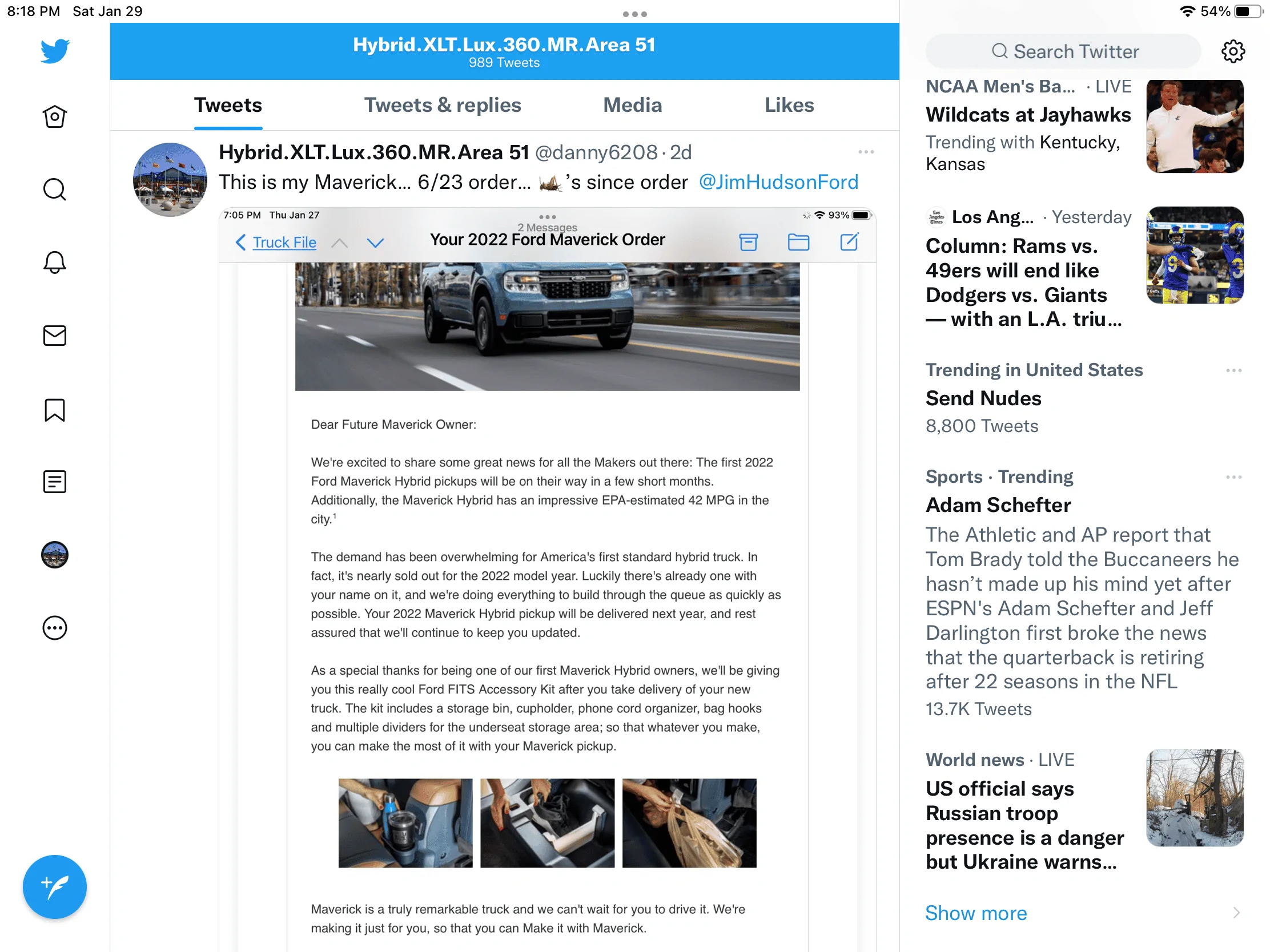 Ford Maverick My dealer blocked me 21252A98-E9A5-4BF0-B83F-93D8DD48EF69