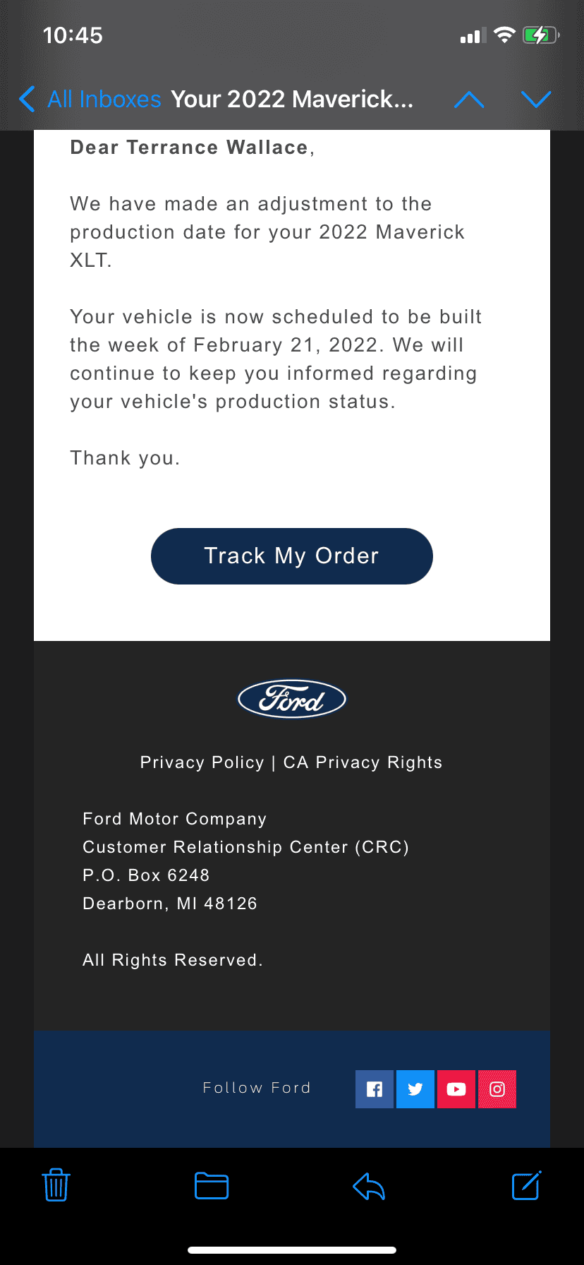 Ford Maverick Ecoboost production date moved up two weeks (2/14) DF07573E-AB4B-444F-B190-CACC33BC9C0B