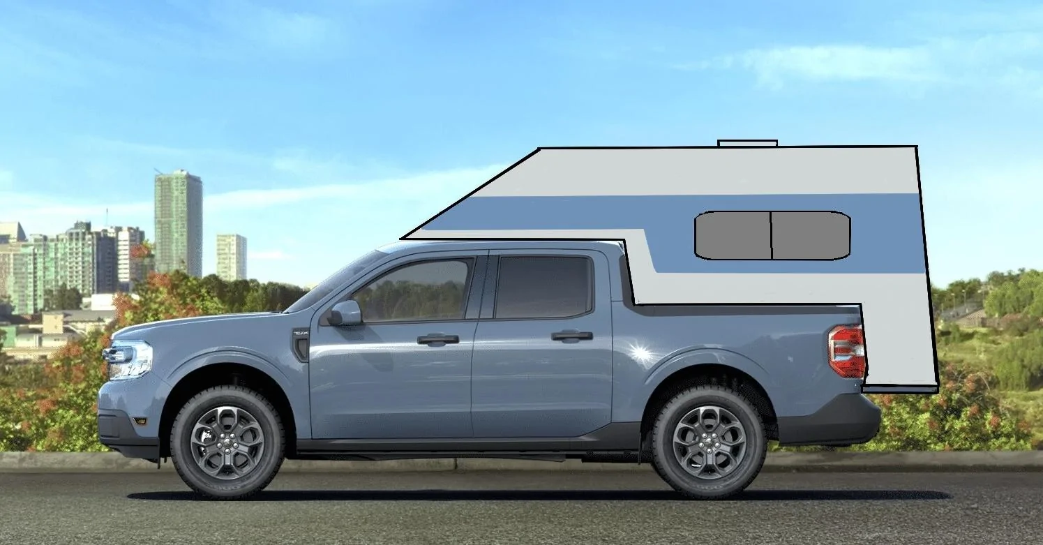 Ford Maverick Great pop-up truck camper for Hybrid ? kamptrk