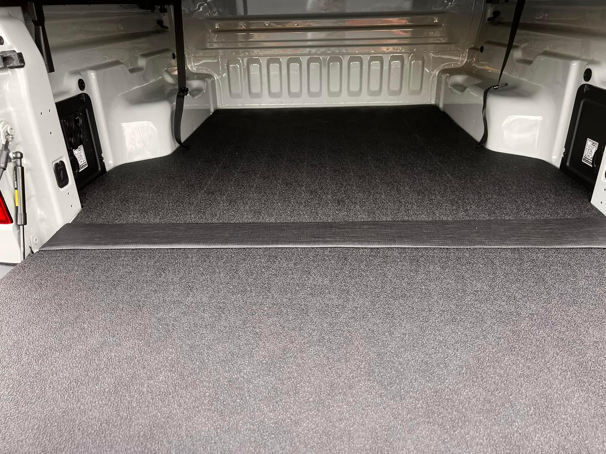 Ford Maverick Bedrug bed & tailgate liner carpet installed pic -bed-liner-installed-2022-ford-maverick-pickup-