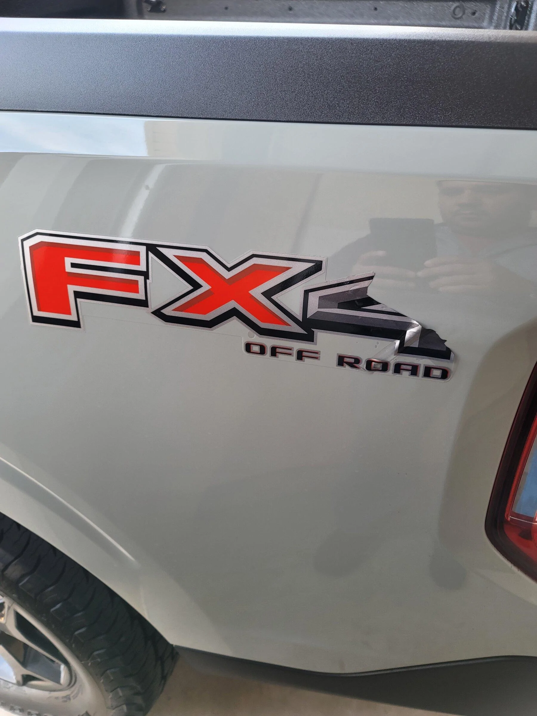 Ford Maverick Maverick owners beware! Factory decals removed in automatic car wash! [UPDATED: removed decals] 20211224_105336