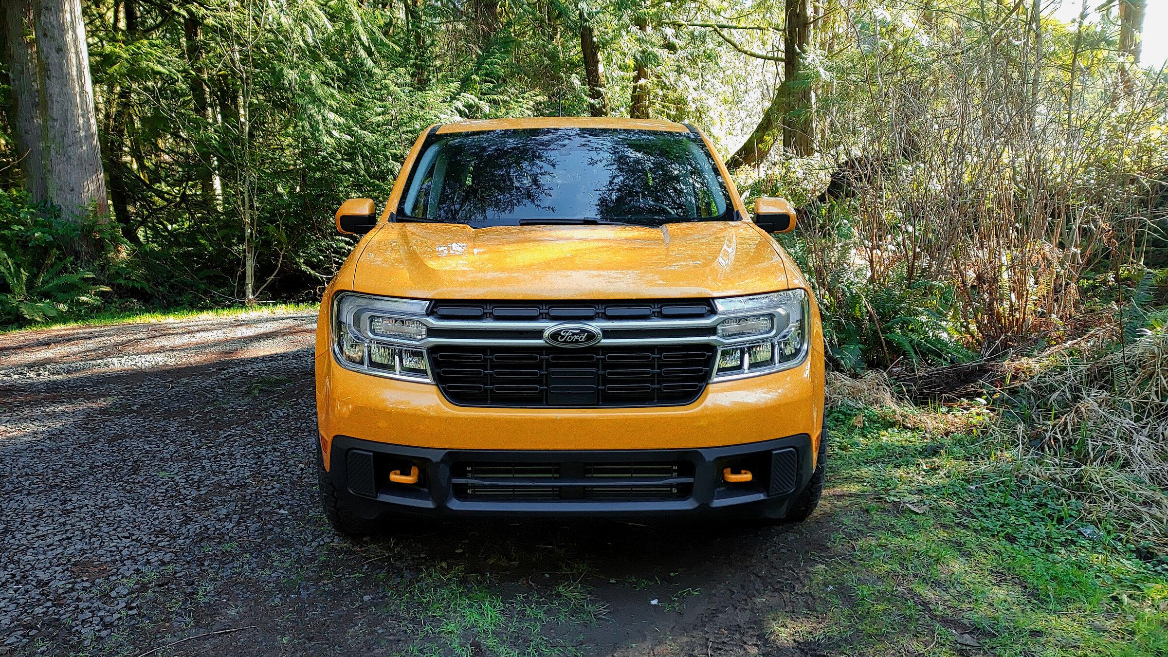 Ford Maverick CYBER ORANGE Maverick Photos Thread PaintedTowHooks