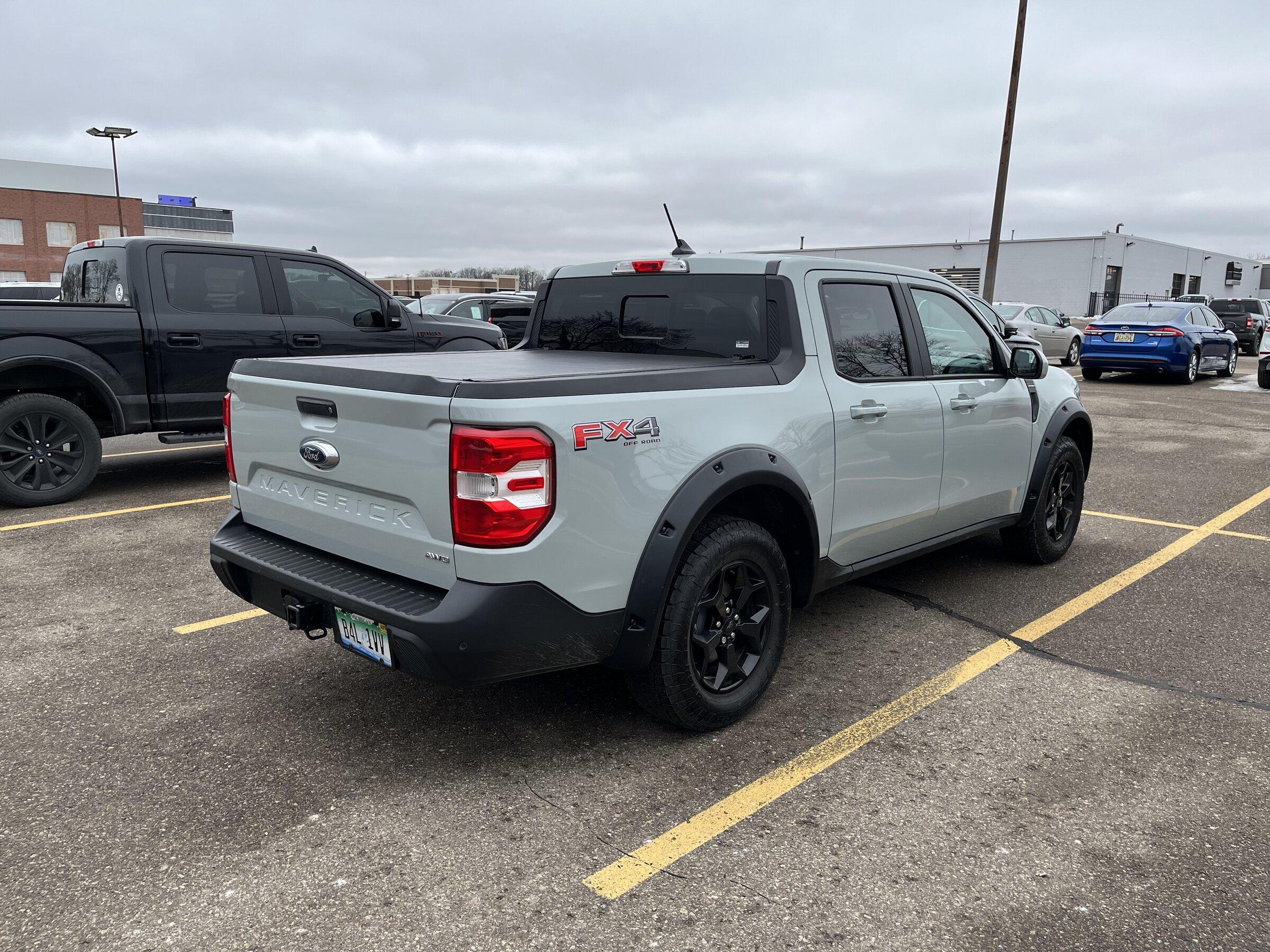 Ford Maverick RealTruck.com Bushwacker Fender Flares IMG-5796