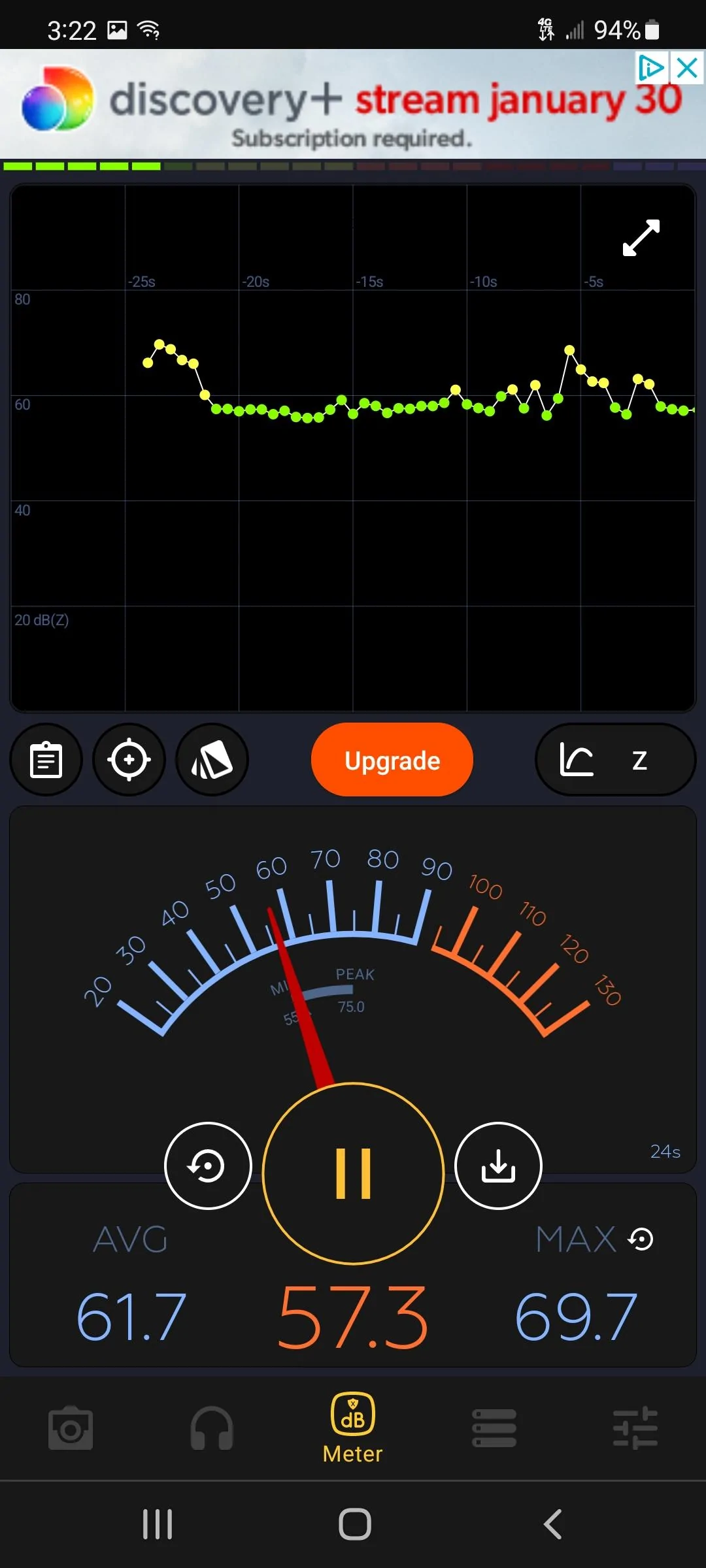 Ford Maverick Added sound insulation to the Hood. Screenshot_20220126-152201_Decibel X