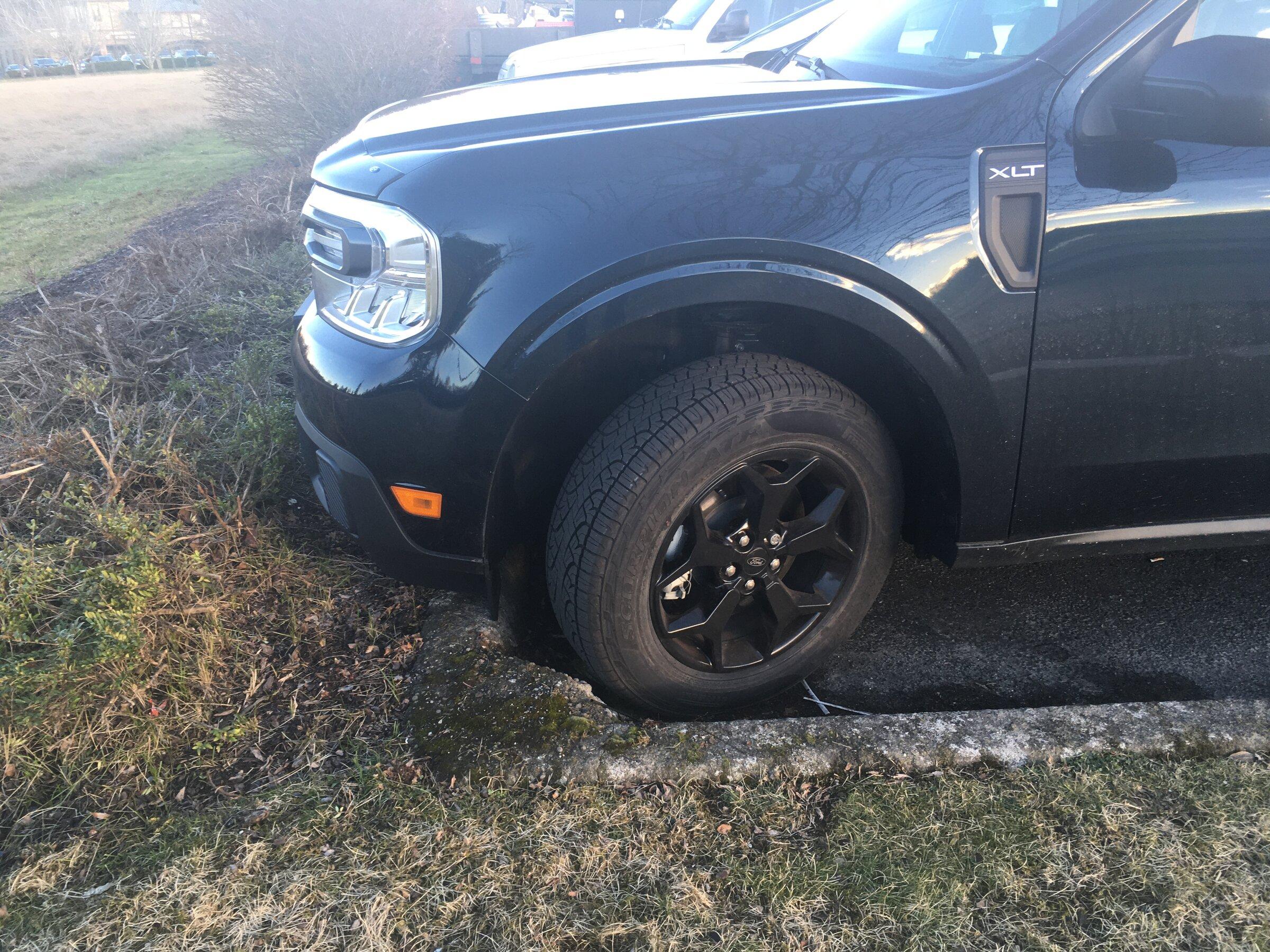 Ford Maverick Here's one legit reason to get a lift kit IMG_7005.JPG