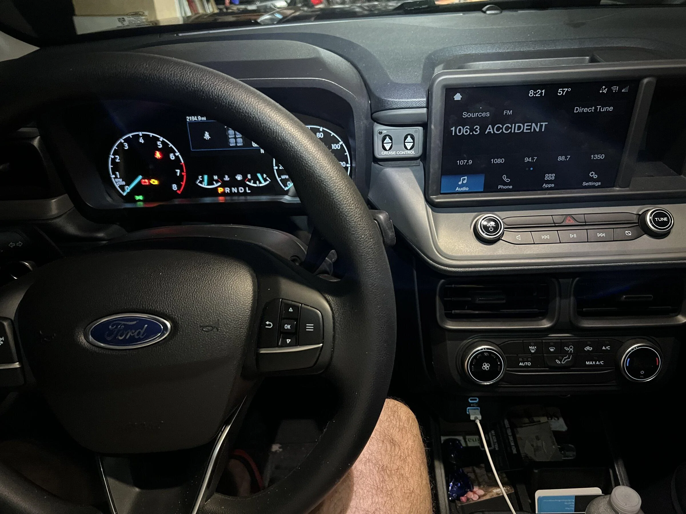 Ford Maverick Installed Cruise Control On XL AWD - Rostra 1C33F8DF-FD7A-4526-8658-B5A854212B86