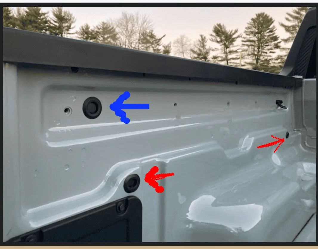 Ford Maverick What are these in the flex bed? WhatAreThes