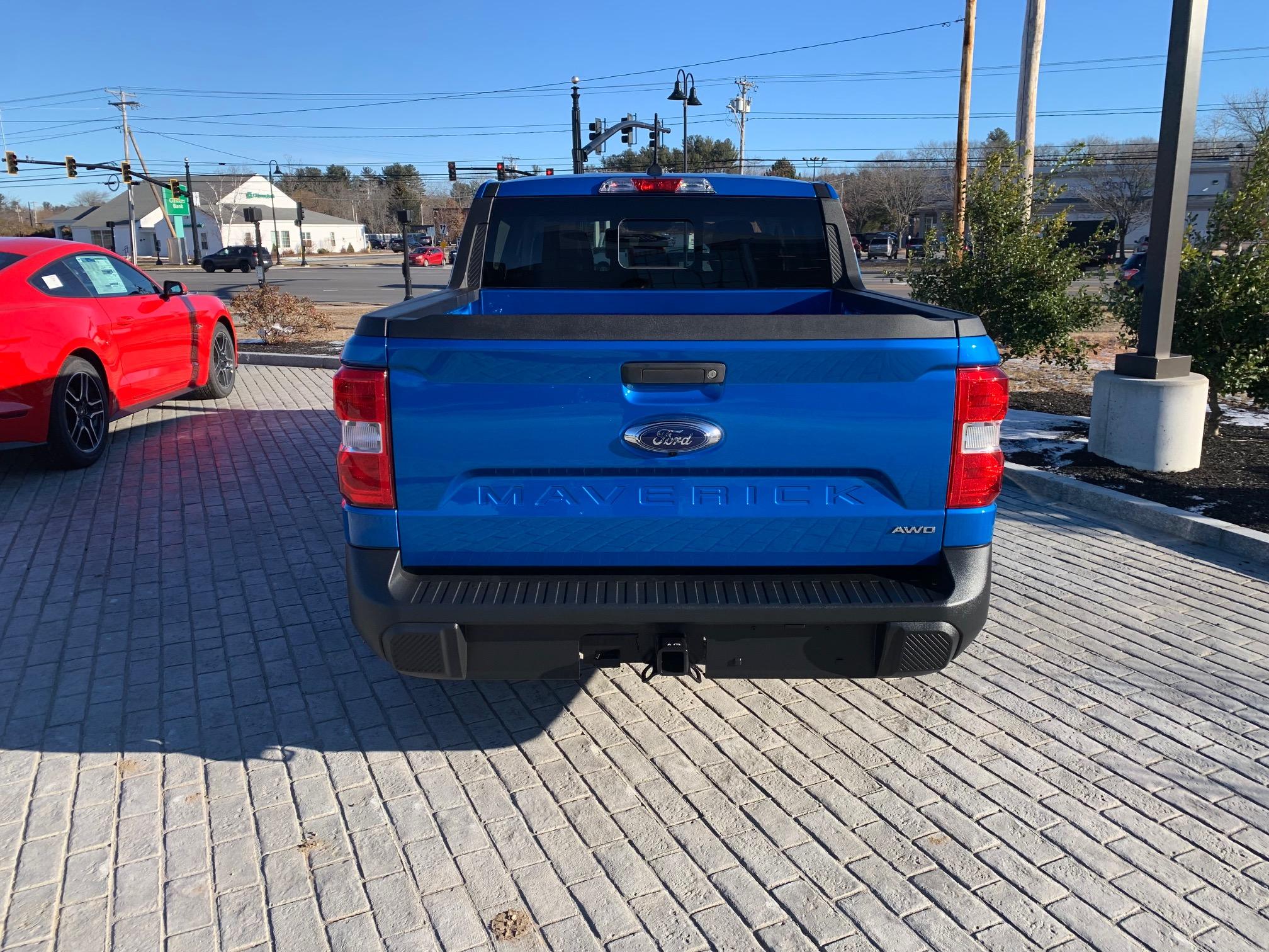 Ford Maverick Licence plate location with tow package? image