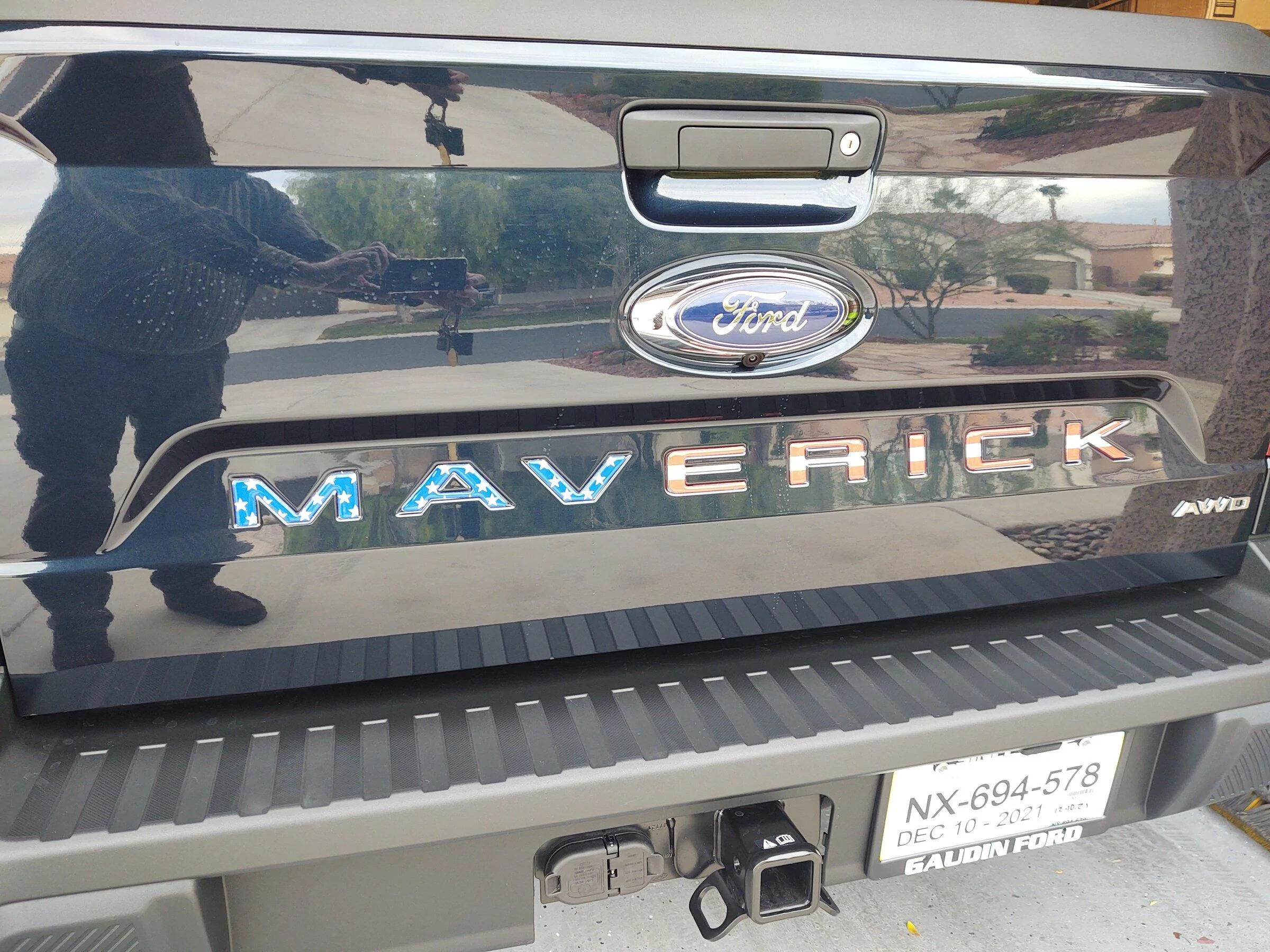 Ford Maverick Your Opinion Please - Tailgate Lettering Color for Alto Blue IMG_20211213_141051001