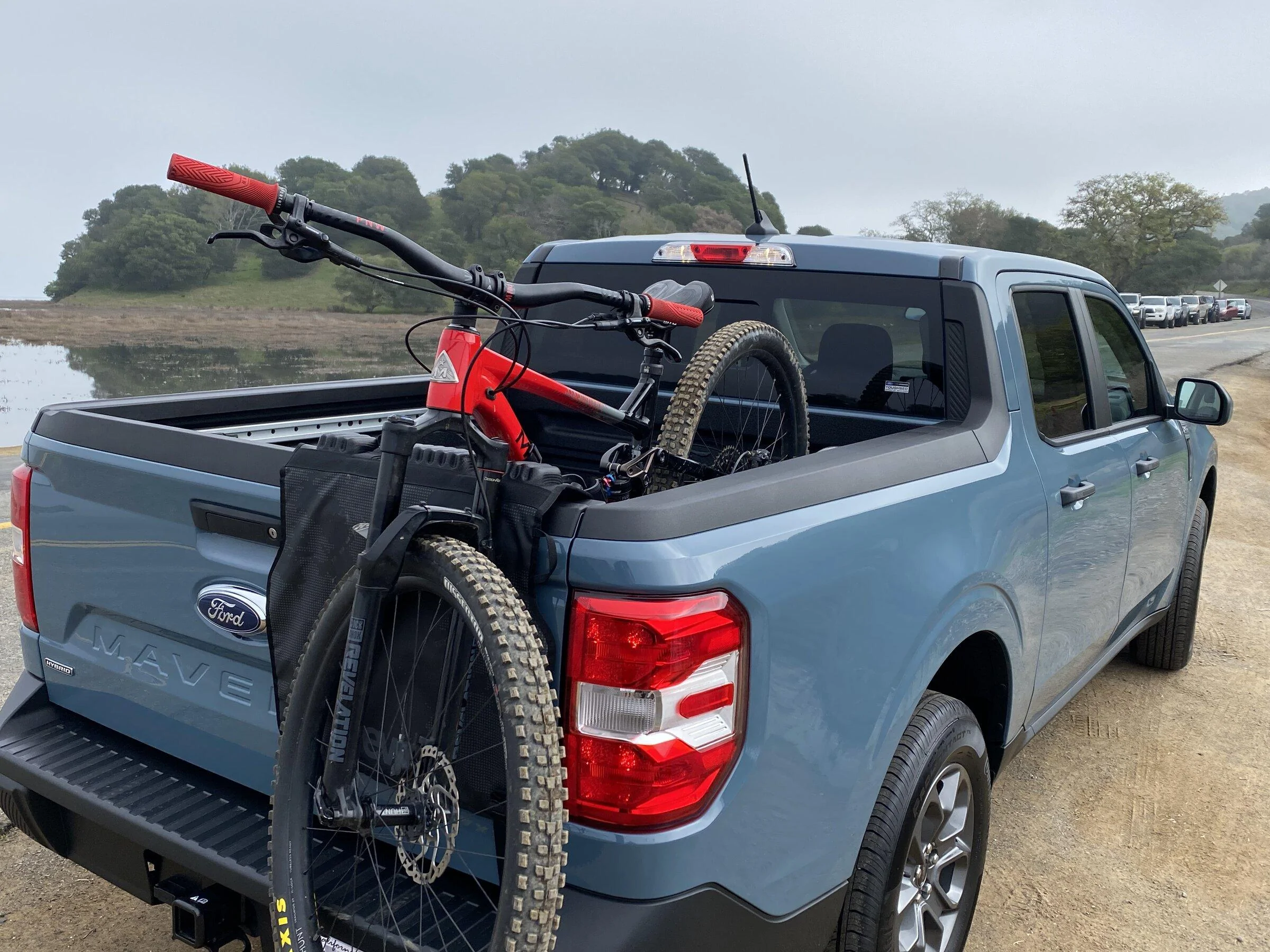 Ford Maverick Evoc Duo 1/2 tailgate pad installed 2B9332EE-35BA-481B-A373-4E28B6CAA11D