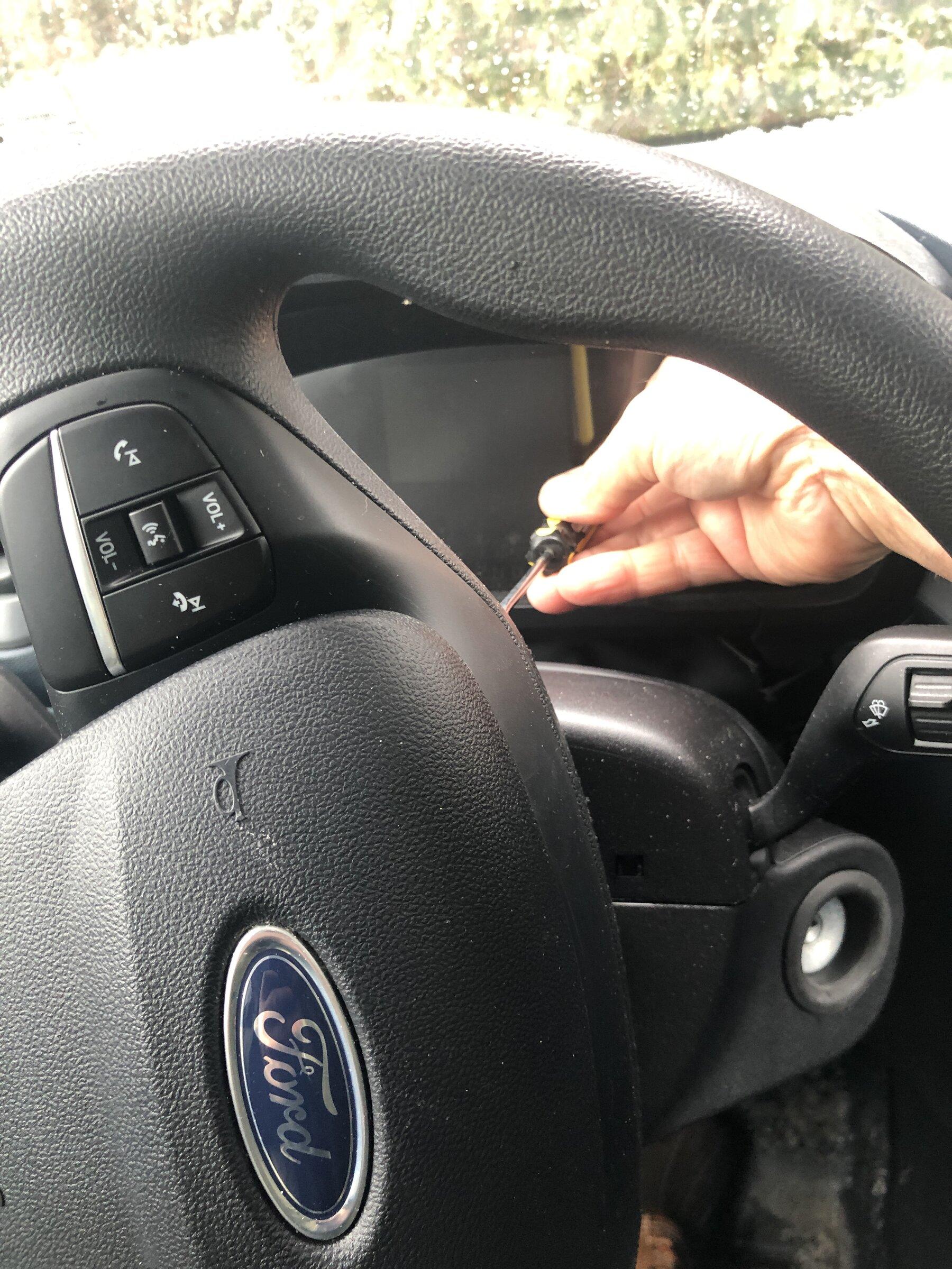 Ford Maverick Factory Cruise Control Enabled + Escape Steering Wheel Installed on HYBRID XL Maverick 599CF9F3-6355-47F6-B5F8-C05187BD4339