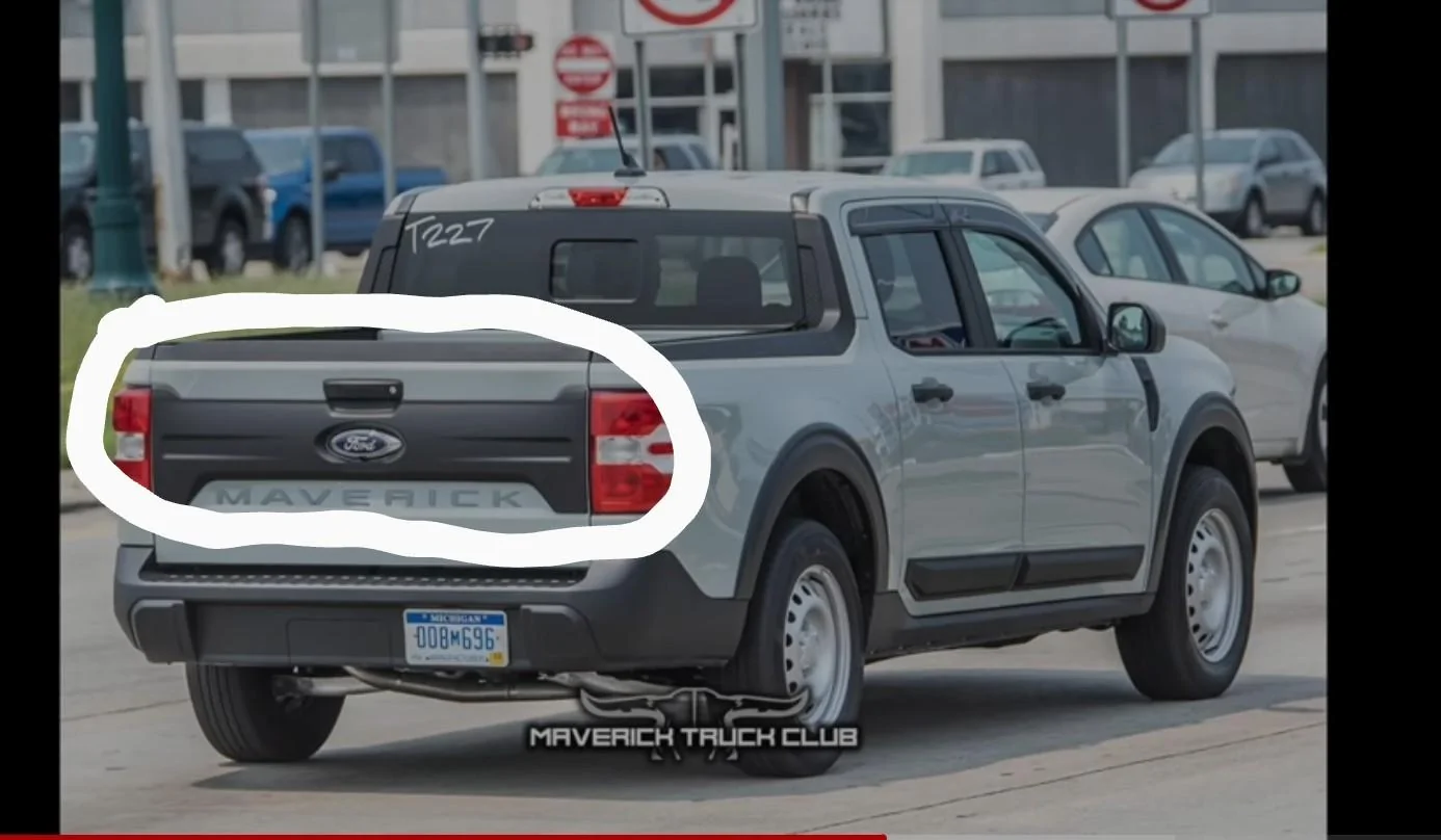 Ford Maverick Maverick tailgate trim piece (applique) Screenshot_20220203-120920_YouTube~2