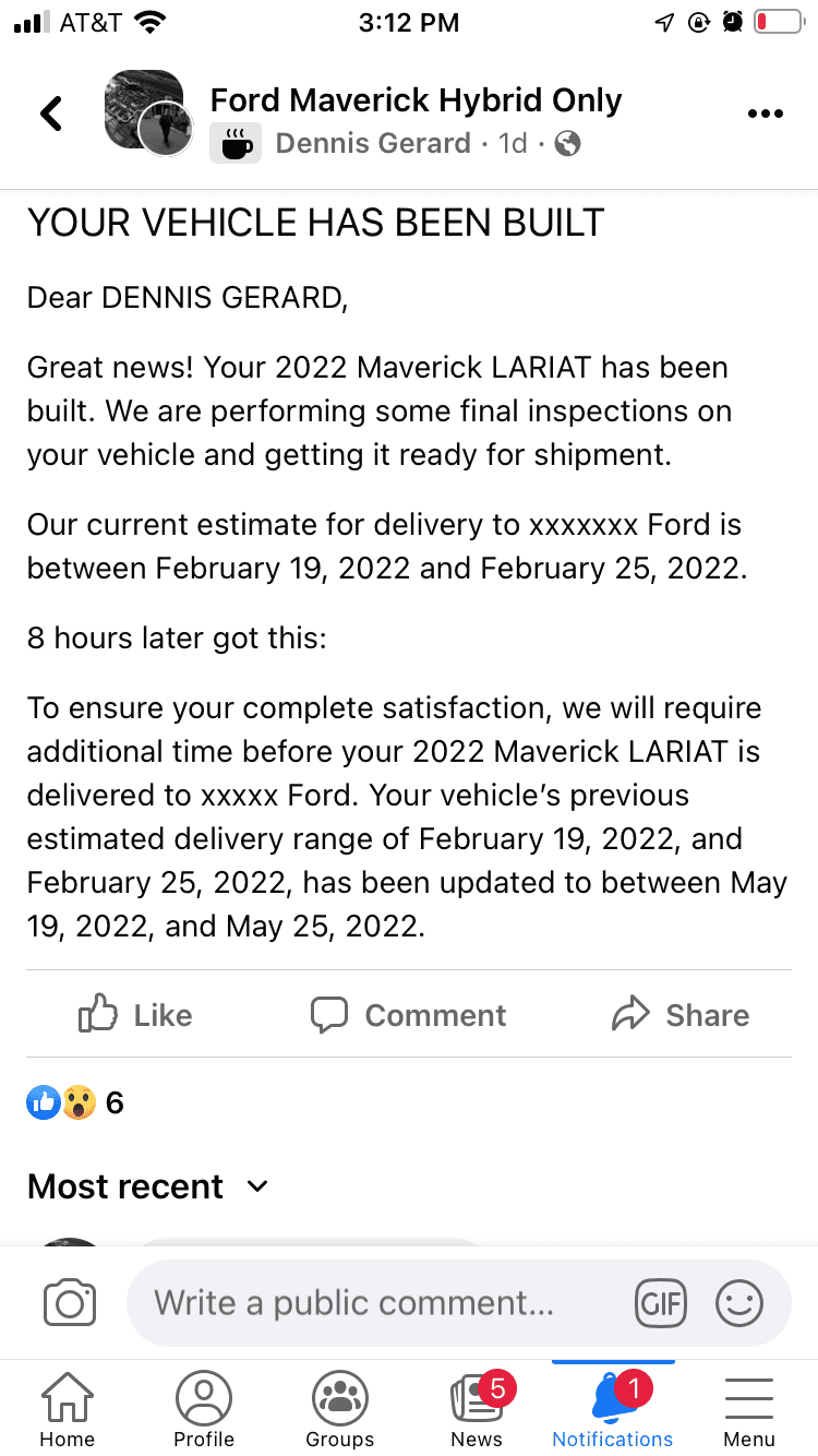 Ford Maverick 📣 2/3 Scheduling Email Received Group [EMAILS NOW ARRIVING!] 5A4D5E3D-A884-41F3-A521-A646C9E02D9C