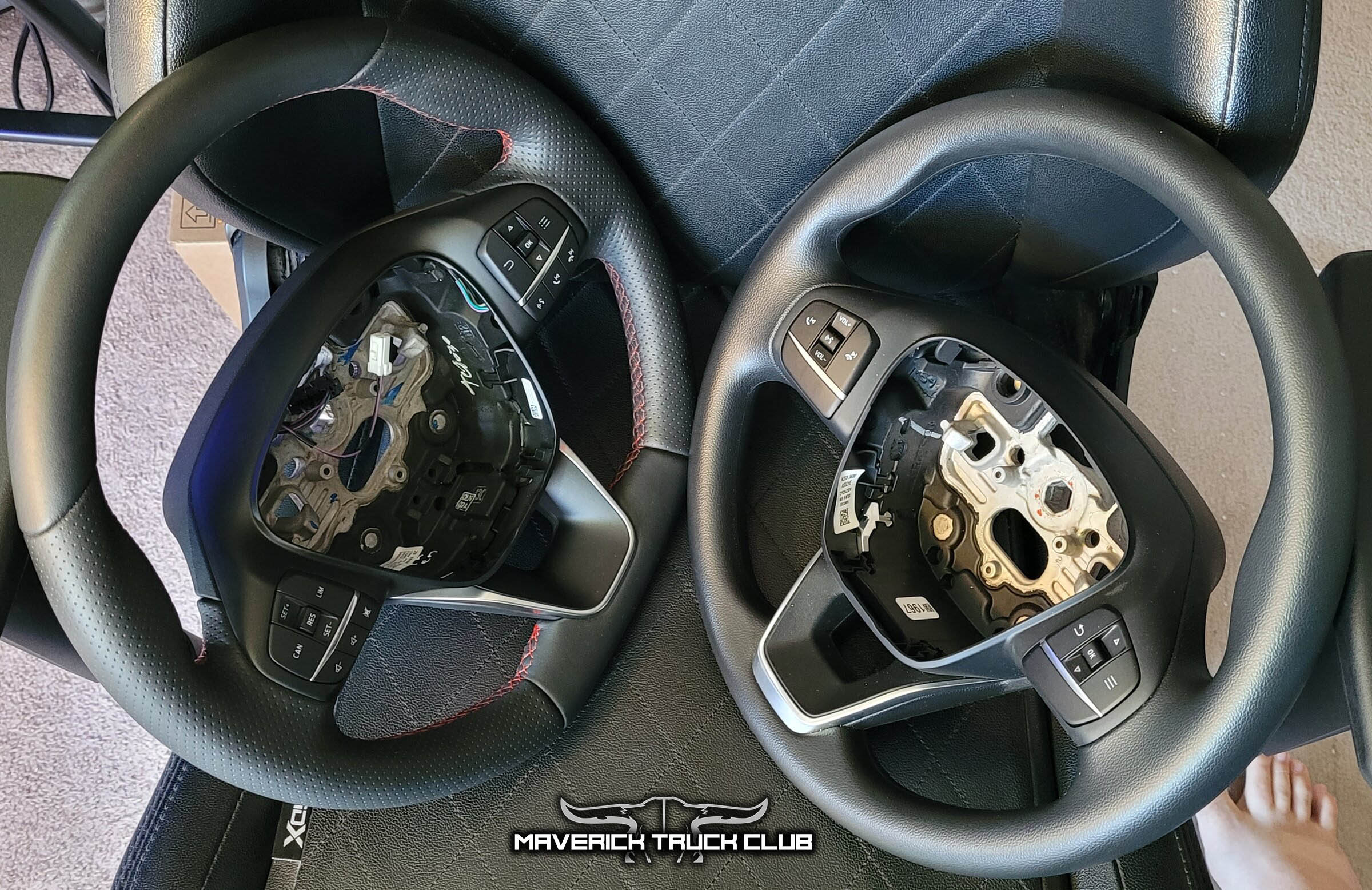 Ford Maverick Fiesta ST Steering Wheel Gives Maverick Interior a Sportier Touch 20220201_165107cro