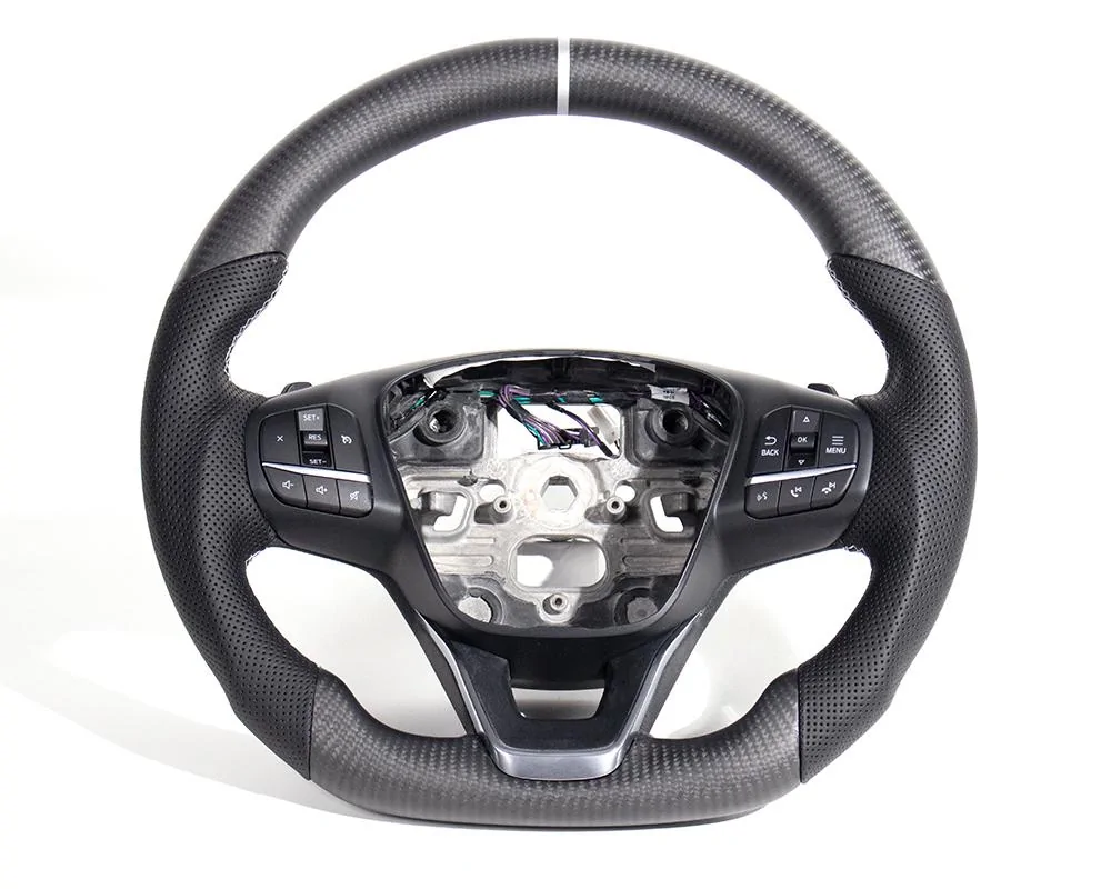 Ford Maverick Fiesta ST Steering Wheel Gives Maverick Interior a Sportier Touch -sport-steering-wheel-matte-carbon-silver-stripe-8
