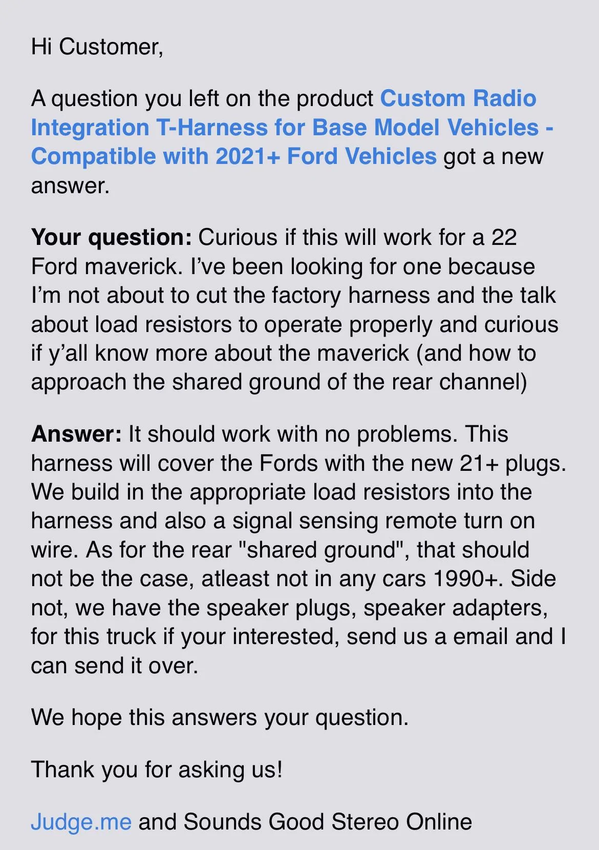Ford Maverick Need information about a proposed XL sound replacement C38D16A4-2164-4AA1-B42E-D353ED40E46B
