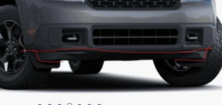 Ford Maverick Under Grill/bumper air dam removal ? 1644071470742