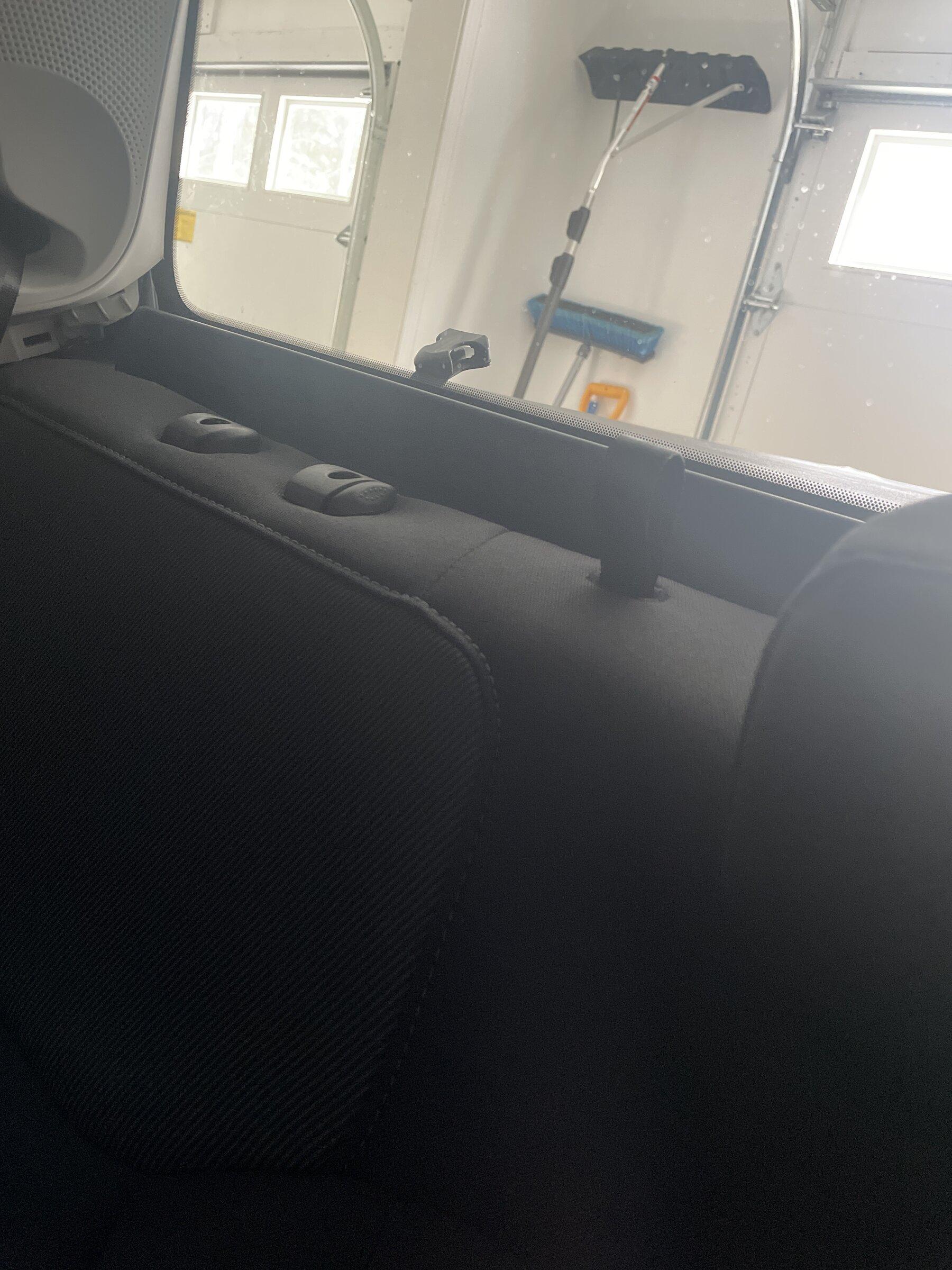 Ford Maverick Good pic of back seat folded down? image