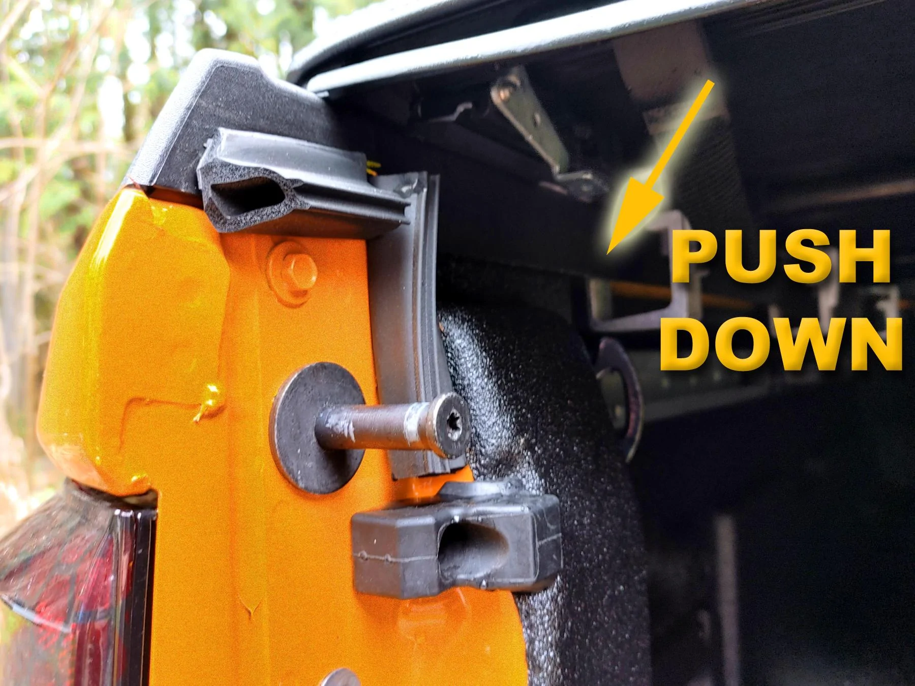 Ford Maverick Question - First Edition Maverick’s Tonneau Cover PUSHDOWN