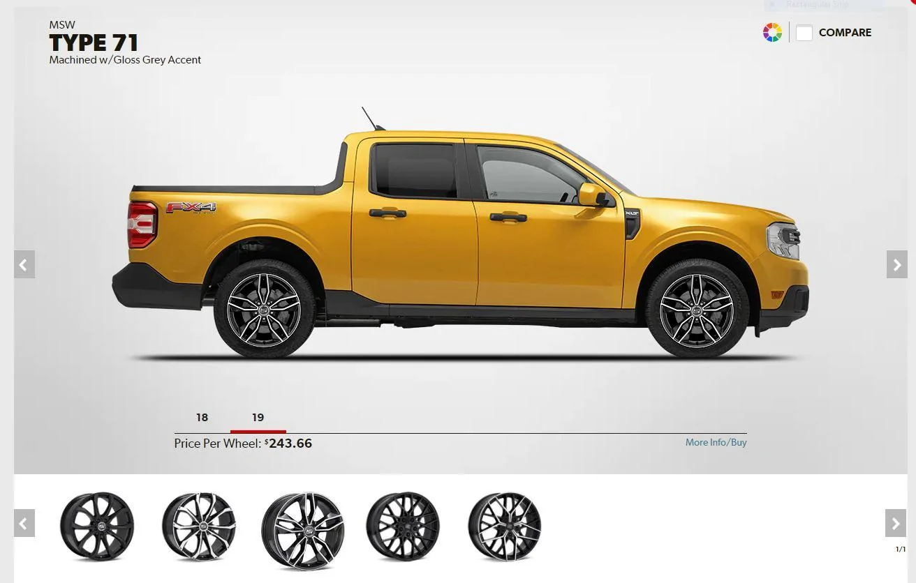 Ford Maverick 19inch Type 71 Rims opinions and what tires? TYPE 71 19