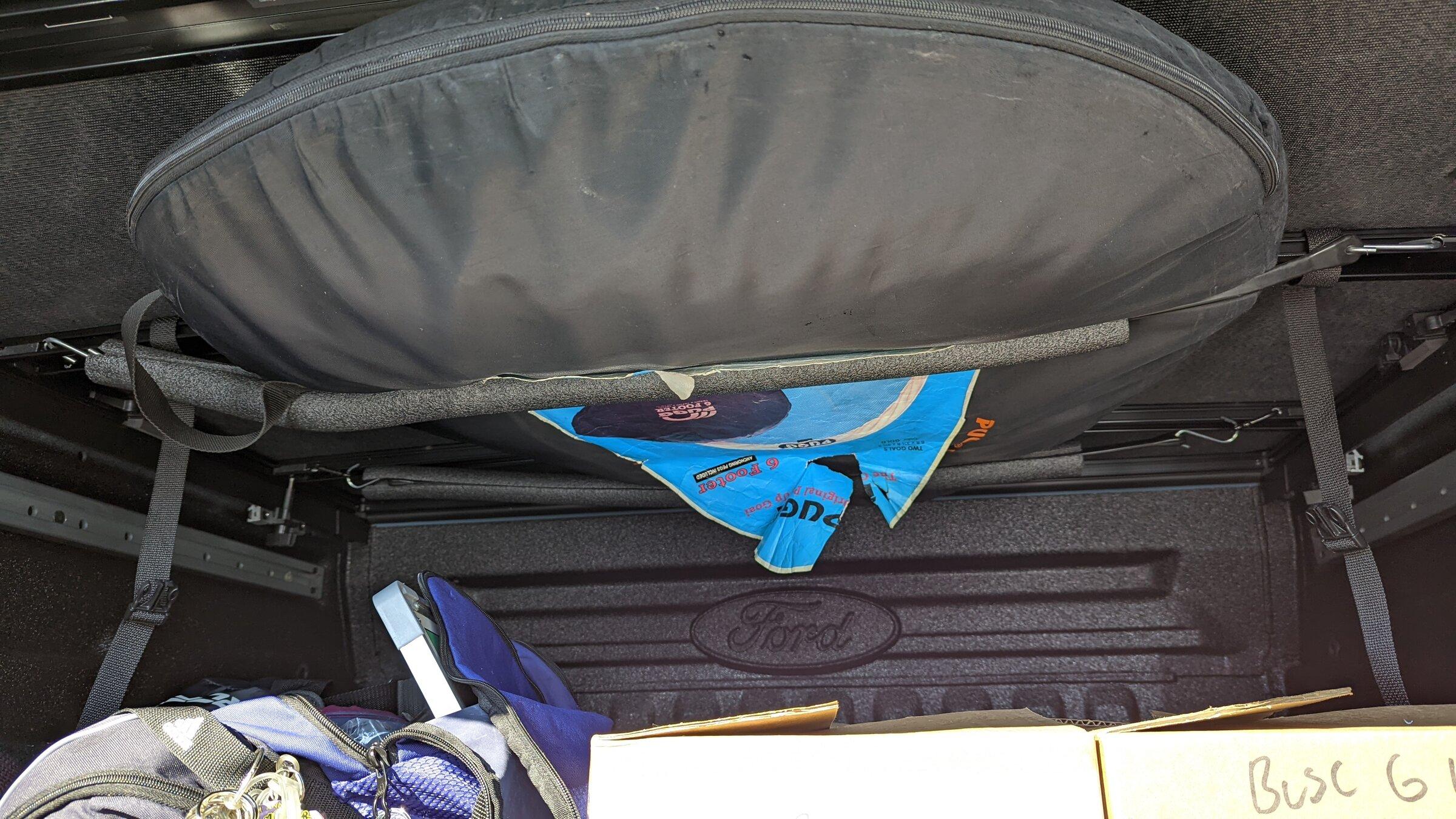 Ford Maverick Elastic Strap Under Folding Soft Tonneau Cover PXL_20220205_193735415