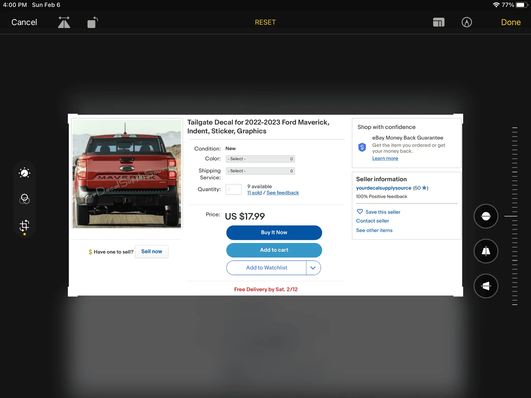 Ford Maverick $19.70 improvement to my Maverick XL Hybrid tailgate lettering F249709D-567E-4889-AD88-CEE2A31B1FB1
