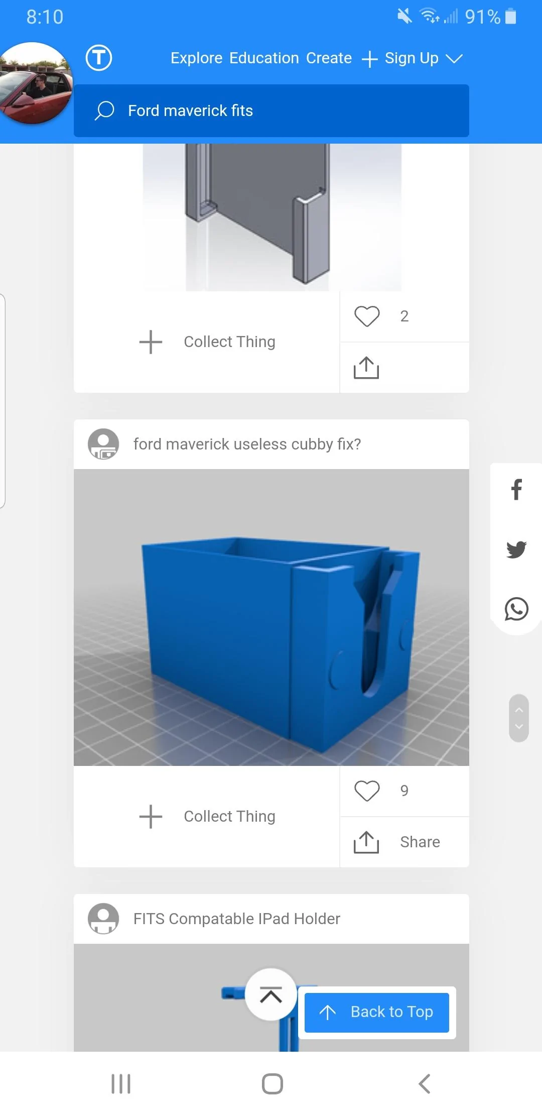 Ford Maverick Anybody on here do 3D printing? Screenshot_20220203-081025_Samsung Internet