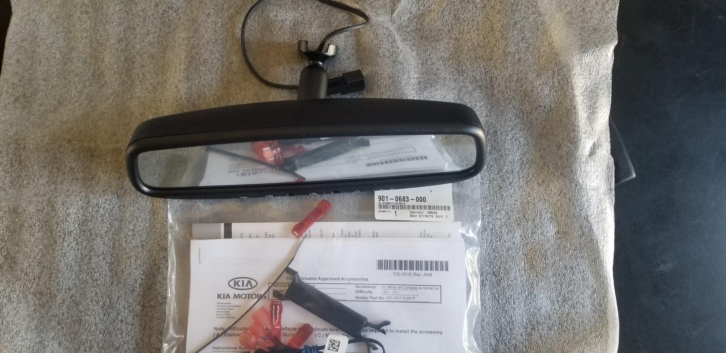 Ford Maverick Cheap auto-dimming, homelink mirror mirror