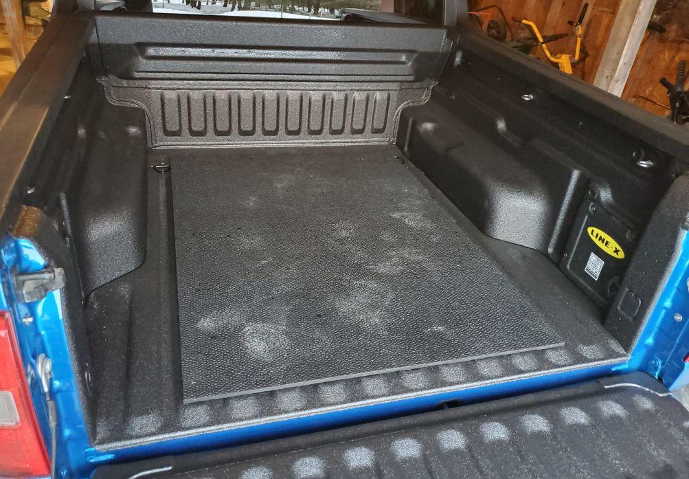 Ford Maverick DIY Bed Mat made from a Horse Stall Mat t1