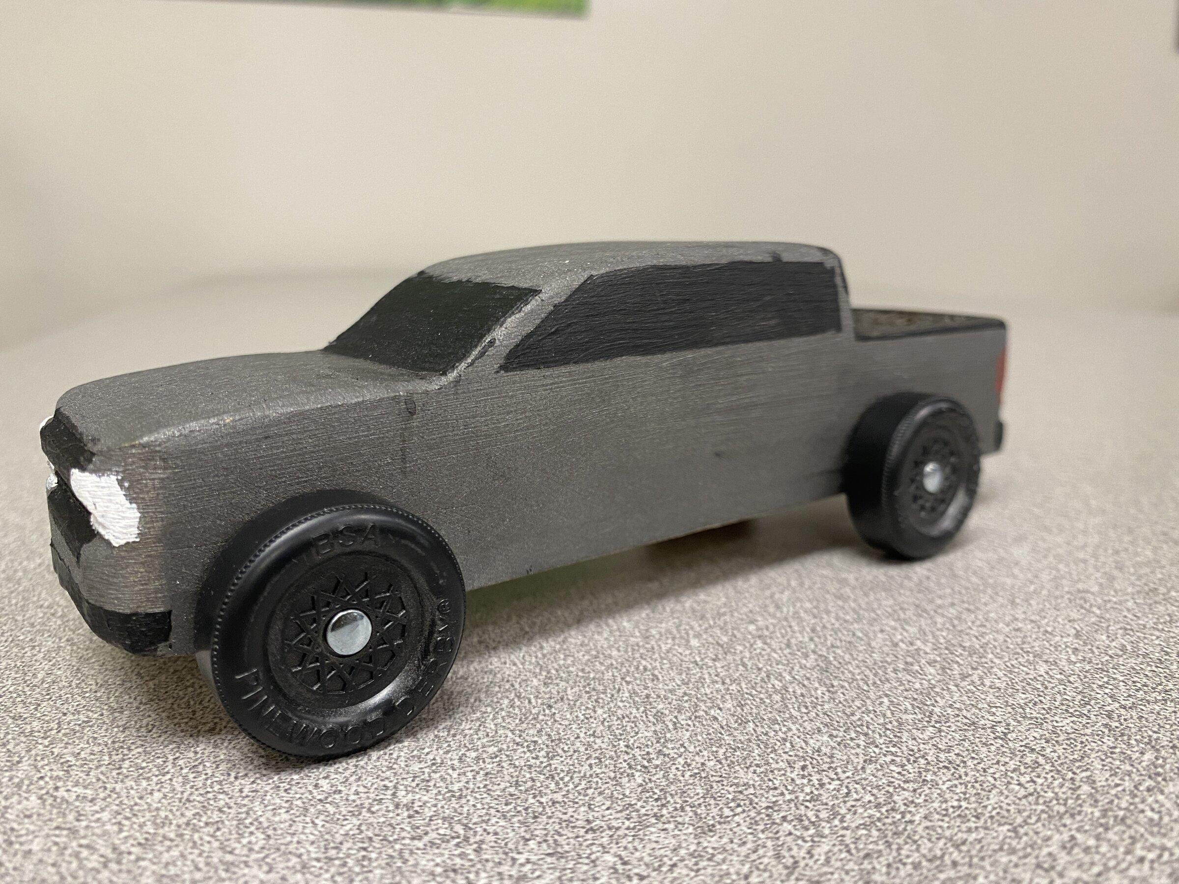 Ford Maverick Carbonized Gray Maverick Pinewood Derby Car F8C0807E-A428-4ABA-AD71-311305F93D13