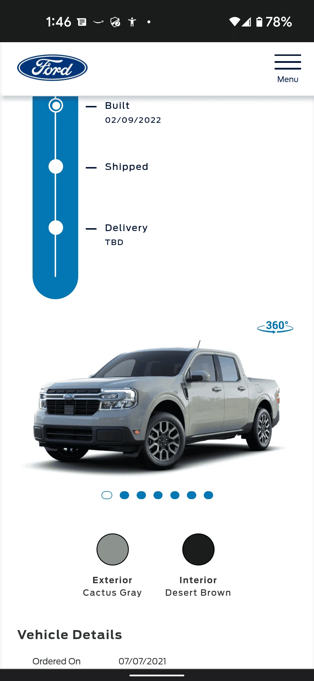 Ford Maverick Multi-month delay for February 2022 deliveries - Why? Screenshot_20220209-134631