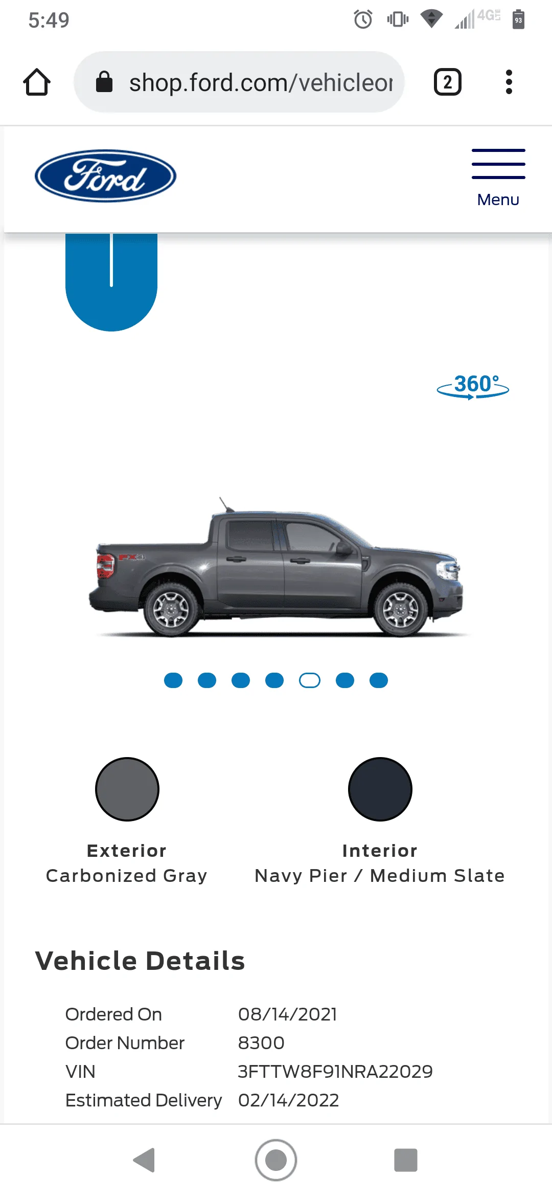 Ford Maverick CARBONIZED GRAY Maverick Photos Thread Screenshot_20220211-054939