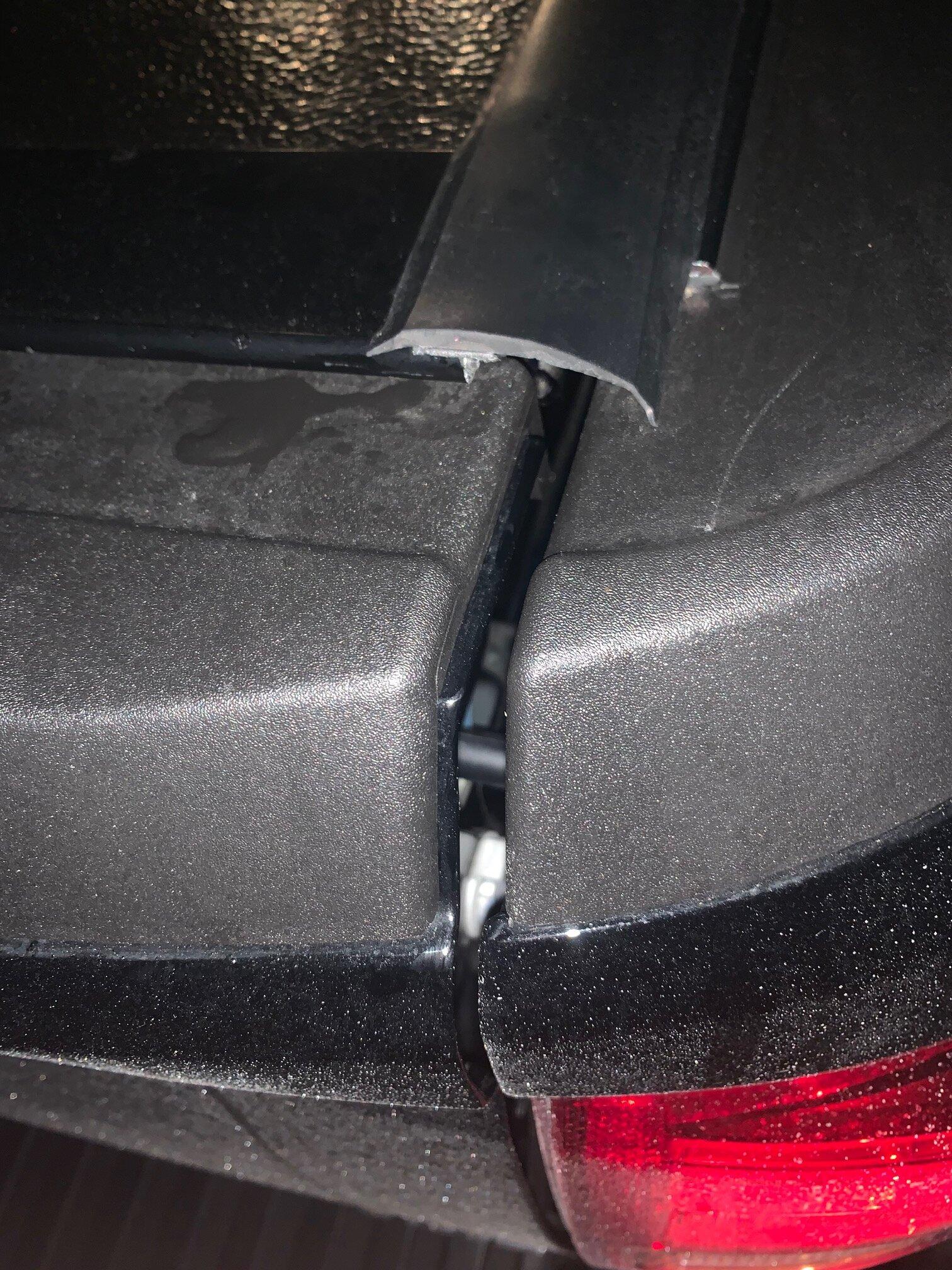 Ford Maverick Ford branded tonneau cover installed IMG_4980