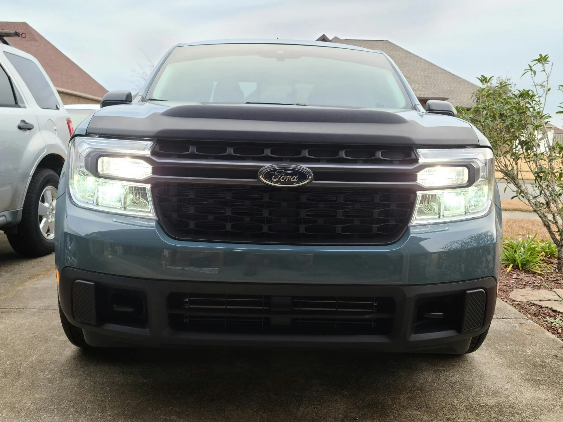 Ford Maverick Stubby antenna and new blinkers installed 20220211_164528