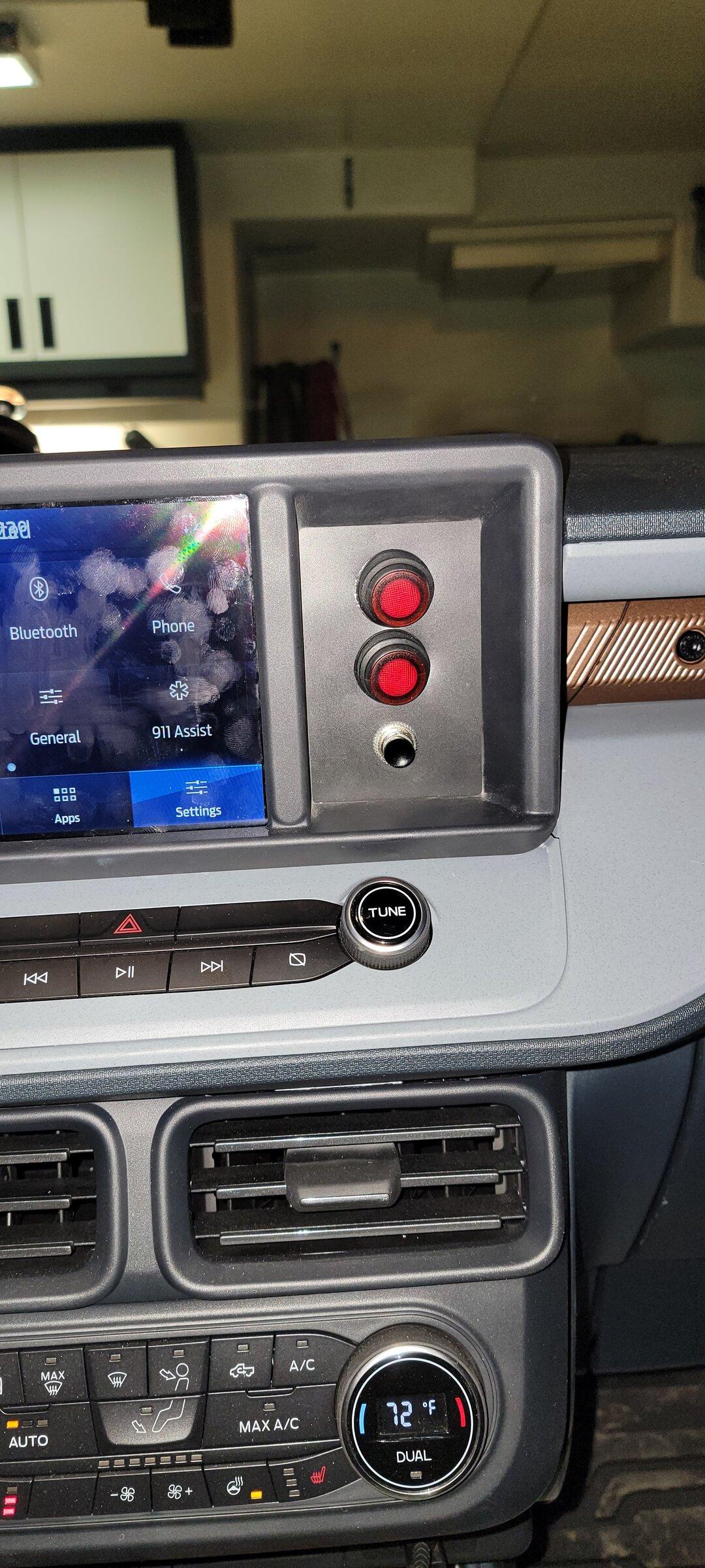 Ford Maverick Creative Ideas for Dash Cubby Storage 20220201_211706