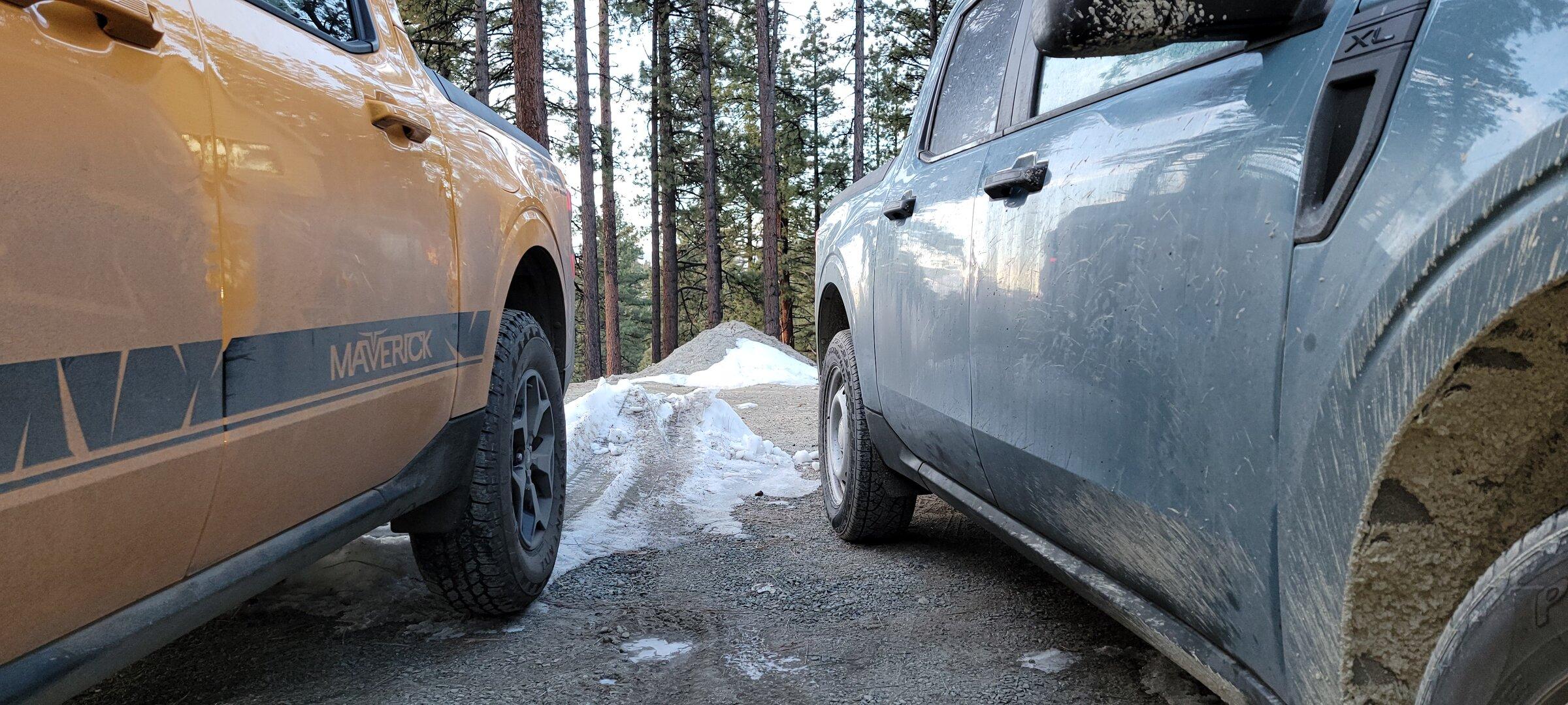 Ford Maverick Father/Son 2.0 Mavericks XL vs Lariat. Which one is taller 20220120_073114