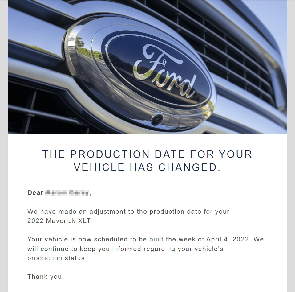 Ford Maverick Production Date Moved ... UP !!! 1644630840771