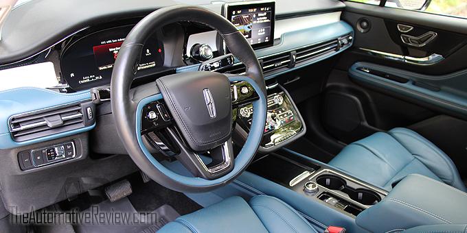 Ford Maverick Western Washington incoln-corsair-blue-interior-front-driver-side-
