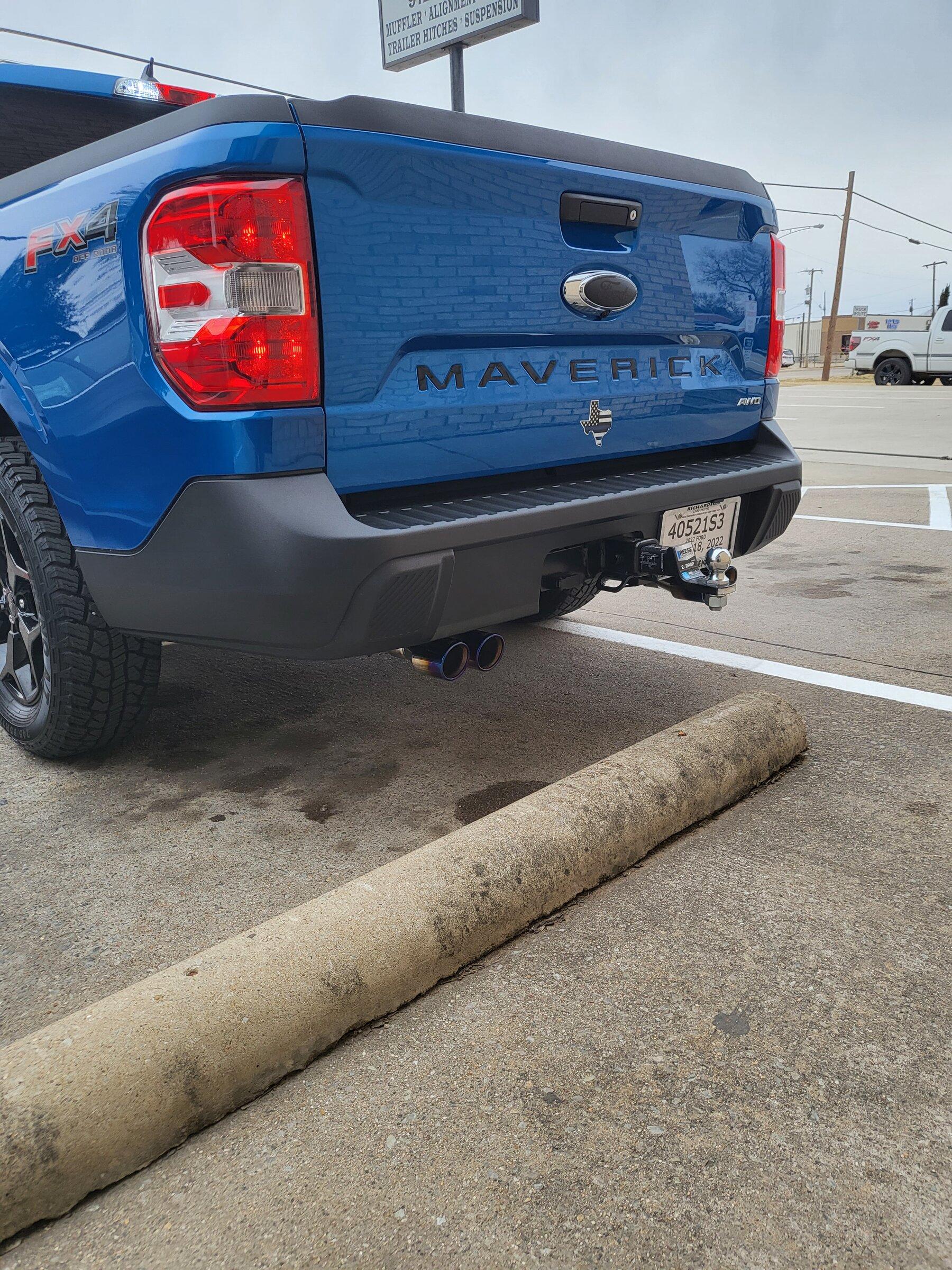 Ford Maverick Check out my new exhaust 20220212_111816
