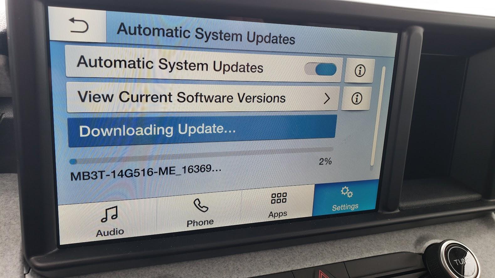 Ford Maverick New software update?? 20220213_134750