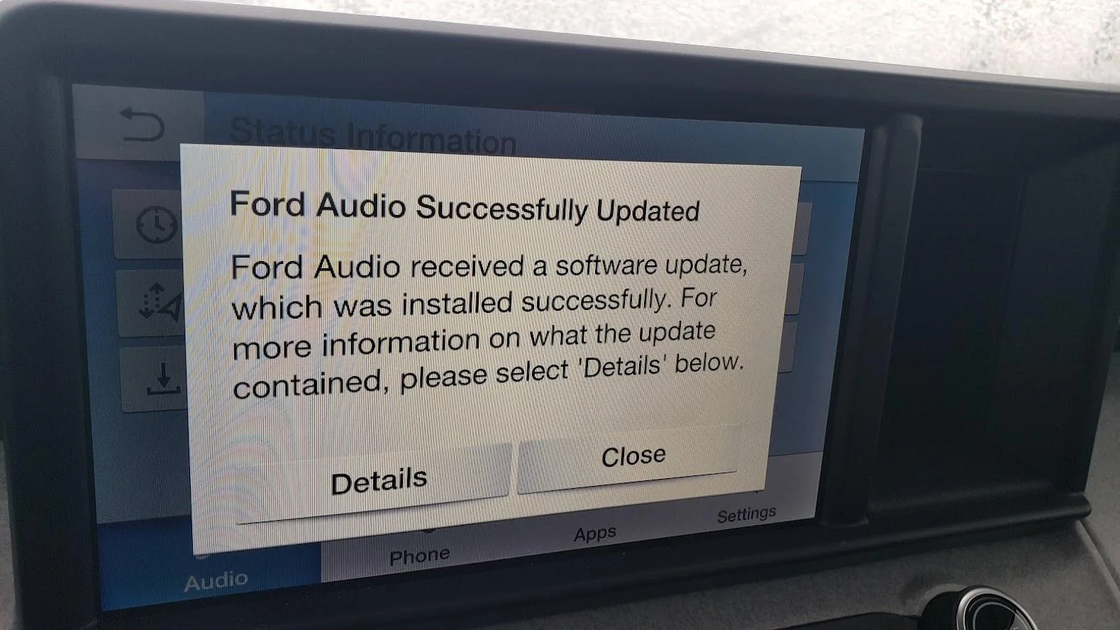 Ford Maverick New software update?? 20220213_164458