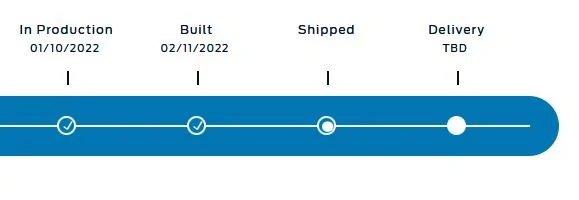Ford Maverick January 3rd build week? Shipped