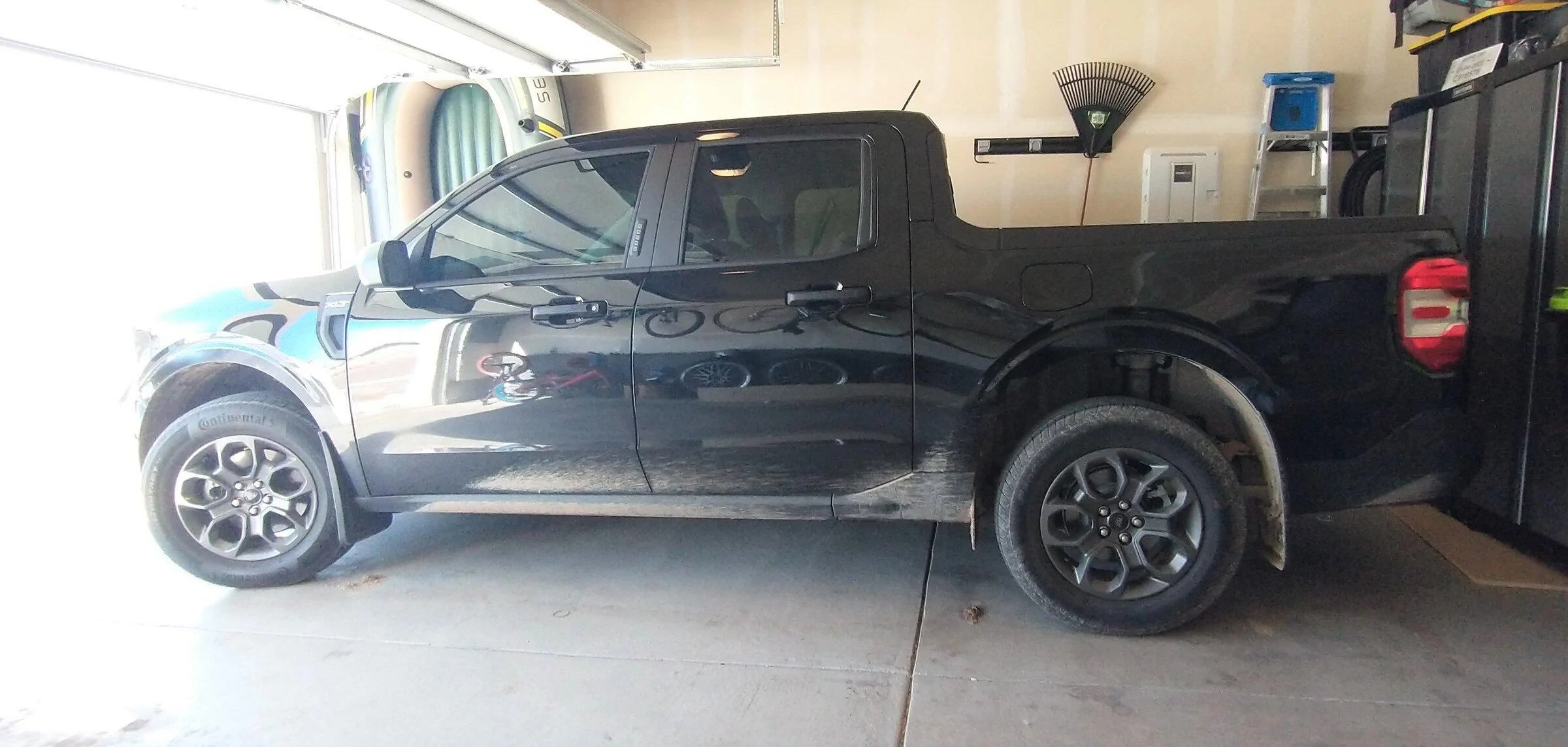 Ford Maverick OEM mud flaps installed IMG_20220208_105429503