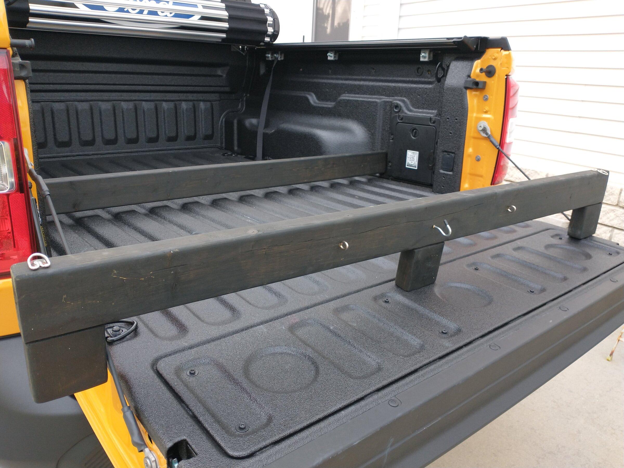 Ford Maverick Flex bed dividers - Any one try bed liner spray on 2x6? IMG_20220215_081355468