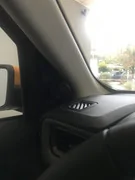 Ford Maverick B&O amp and subwoofer behind passenger rear seat [clear pic] tweeter-driver