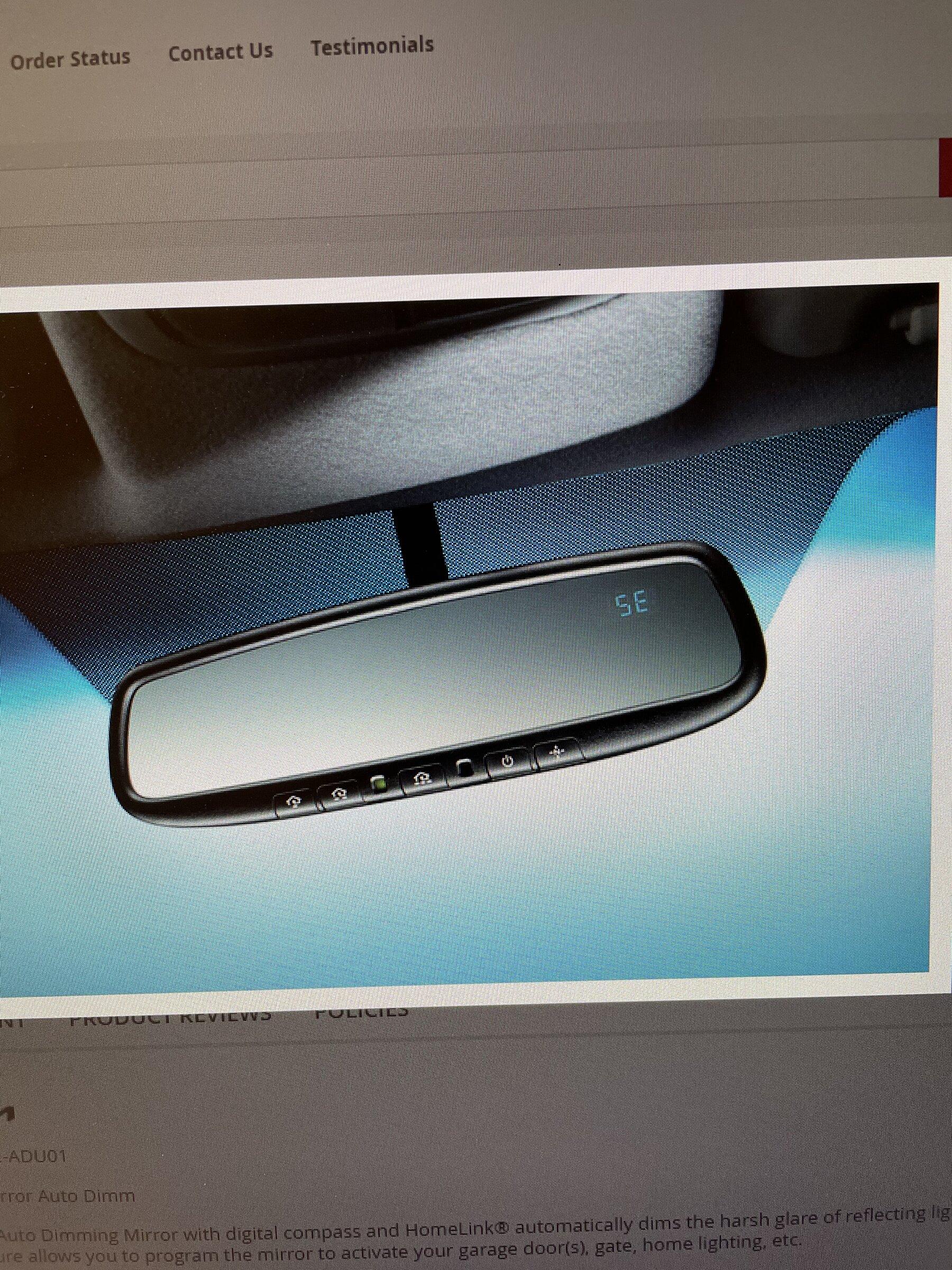 Ford Maverick Kia 2T062-ADU01 home link mirror C5EE00C6-10B8-42E7-B2B5-22A2D768F52F