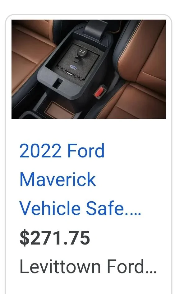Ford Maverick interior options xl Screenshot_20220216-181550_Googl