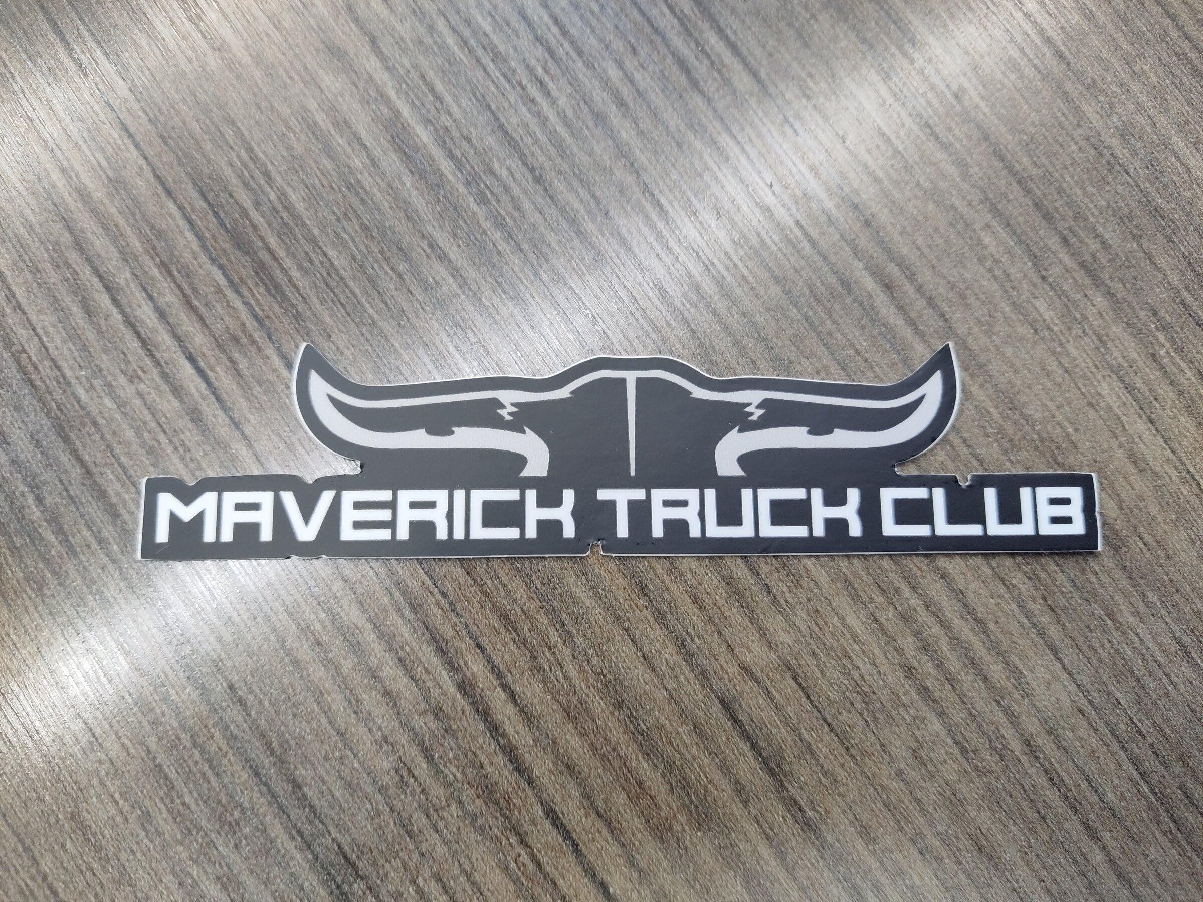 Ford Maverick Maverick Truck Club Decal STICKER
