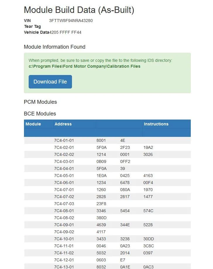 Ford Maverick "In Production" -- Blend Date? modules