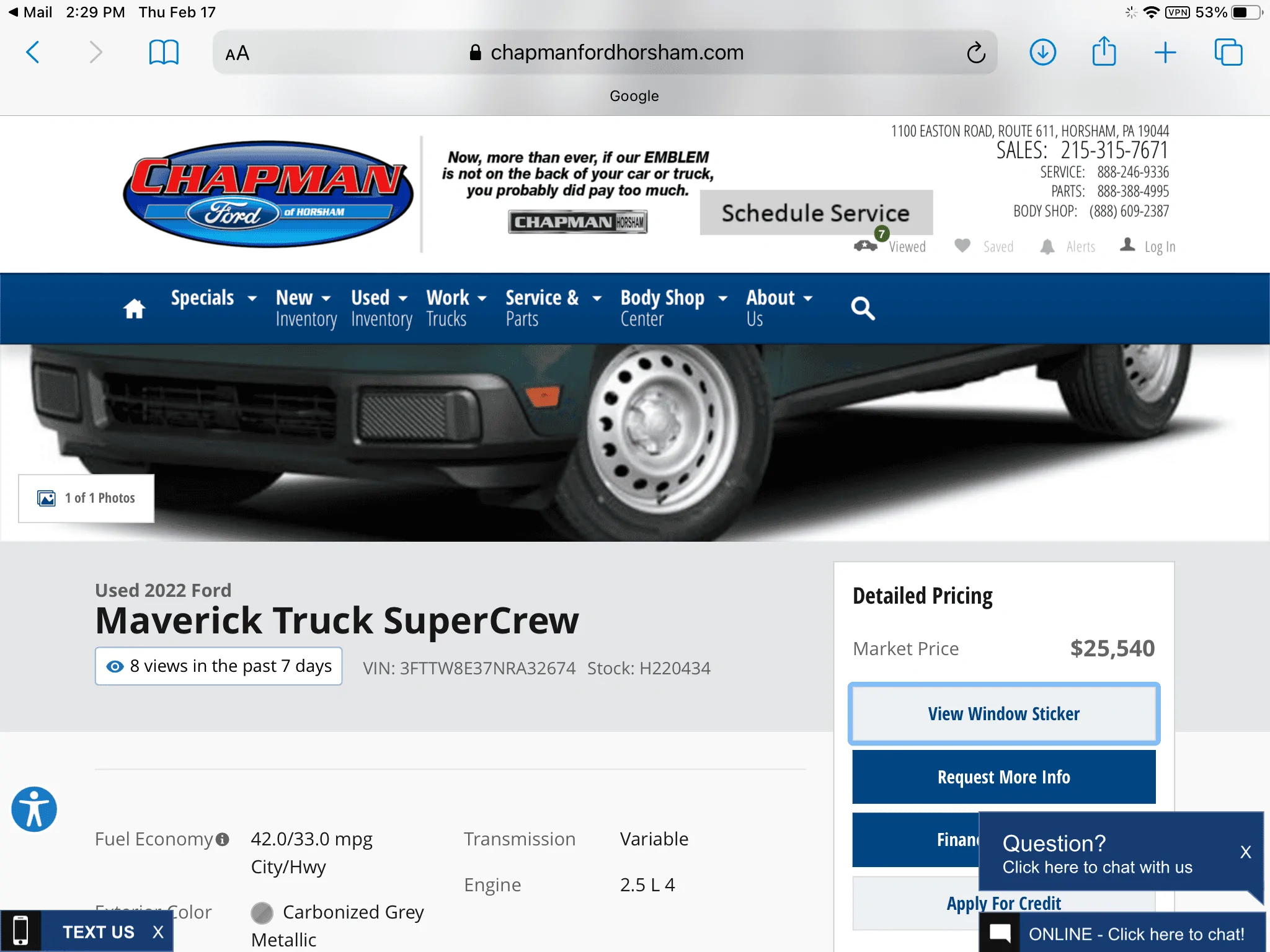 Ford Maverick And I thought dealers were bad 126322CE-40BF-4647-800C-E81B322FF5CB